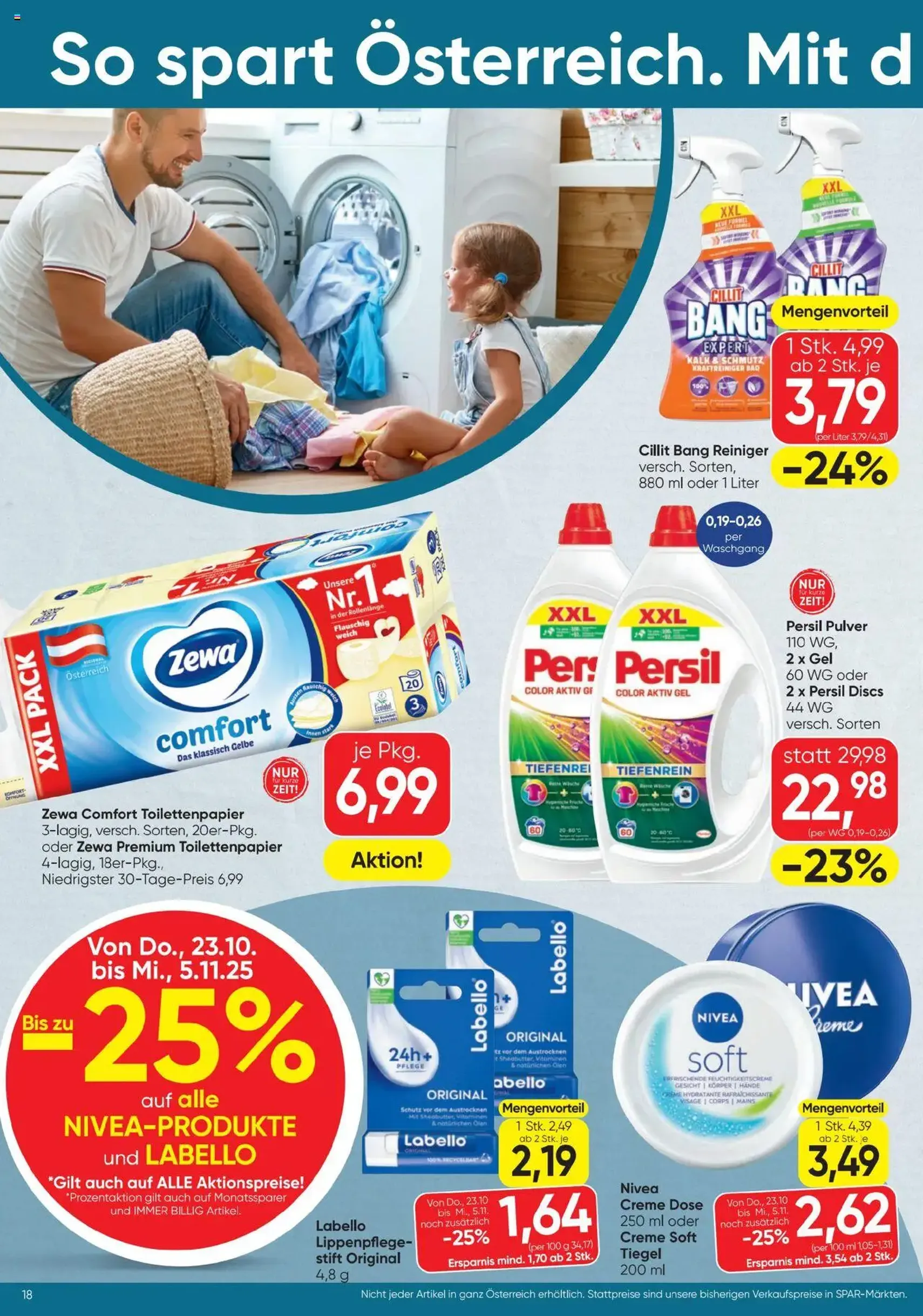 Spar Flugblatt - Gültiger Prospekt ab 23.10.2025, Seite 18 von insgesamt 20 Spar Flugblatt - Gültiger Prospekt ab 23.10.2025, Seite 18 von insgesamt 20