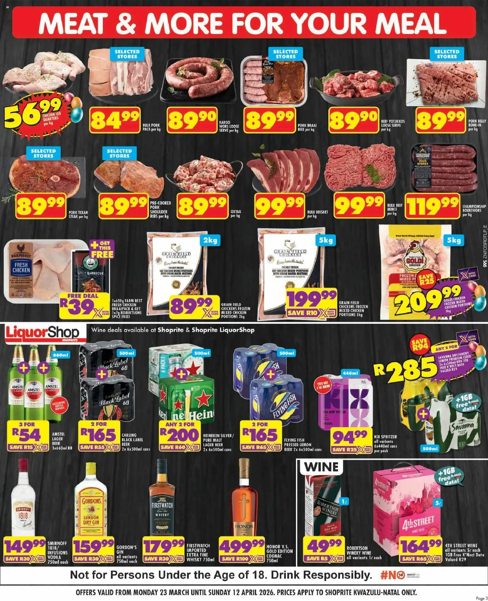 Shoprite Specials - valid flyer from 23/03/2026, page 3 of 12