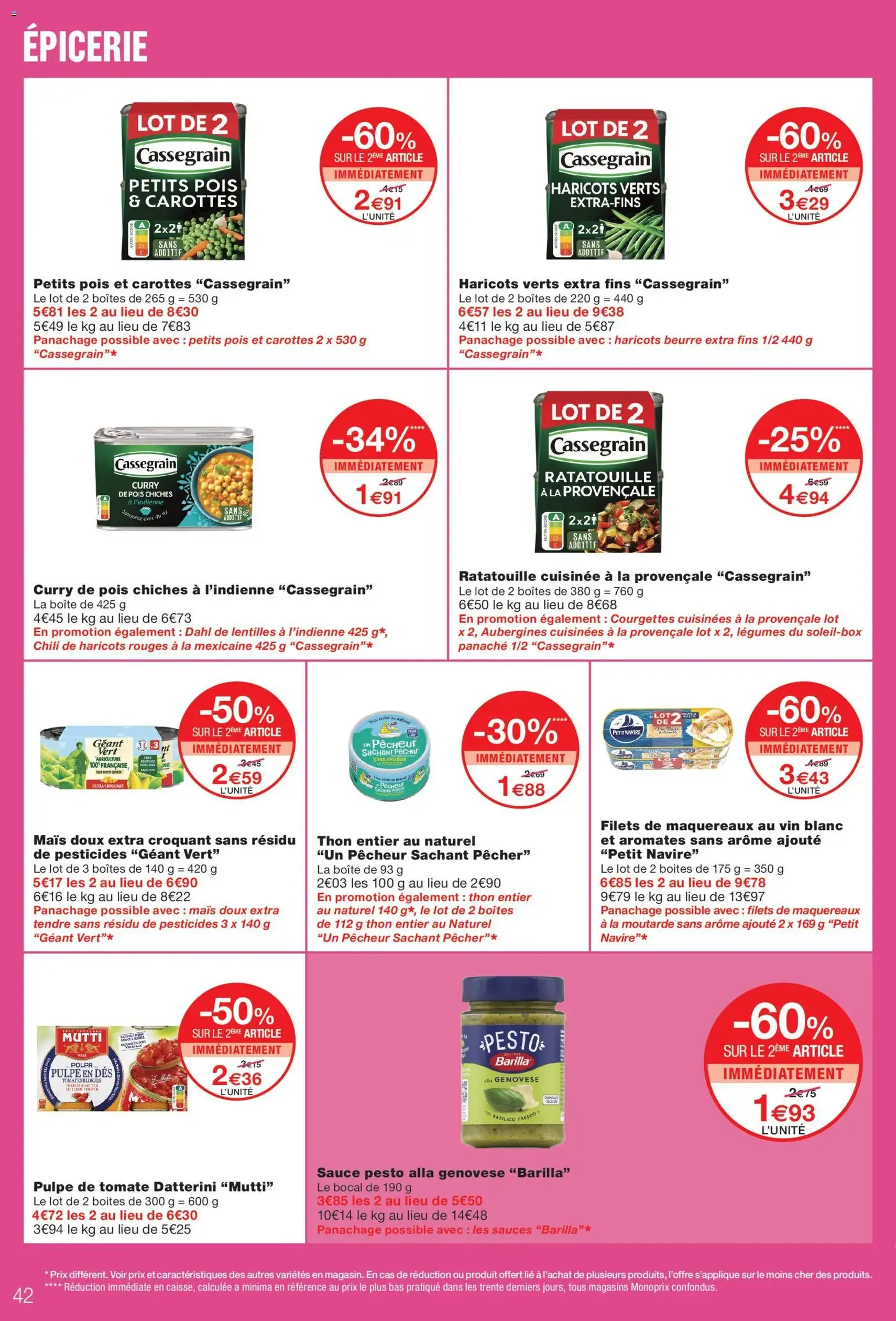 Monoprix catalogue - brochure valable à partir du 25/08/2026, page 42 sur 85