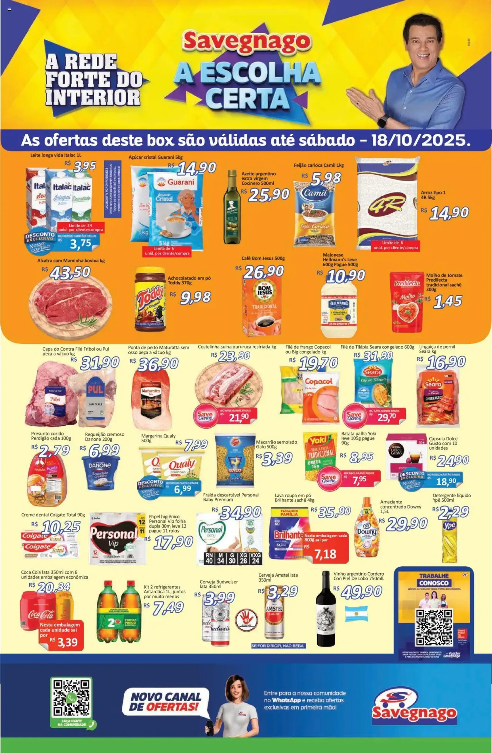 Savegnago - Ofertas da semana - folheto válido a partir de 16/10/2025 página 1 de 4