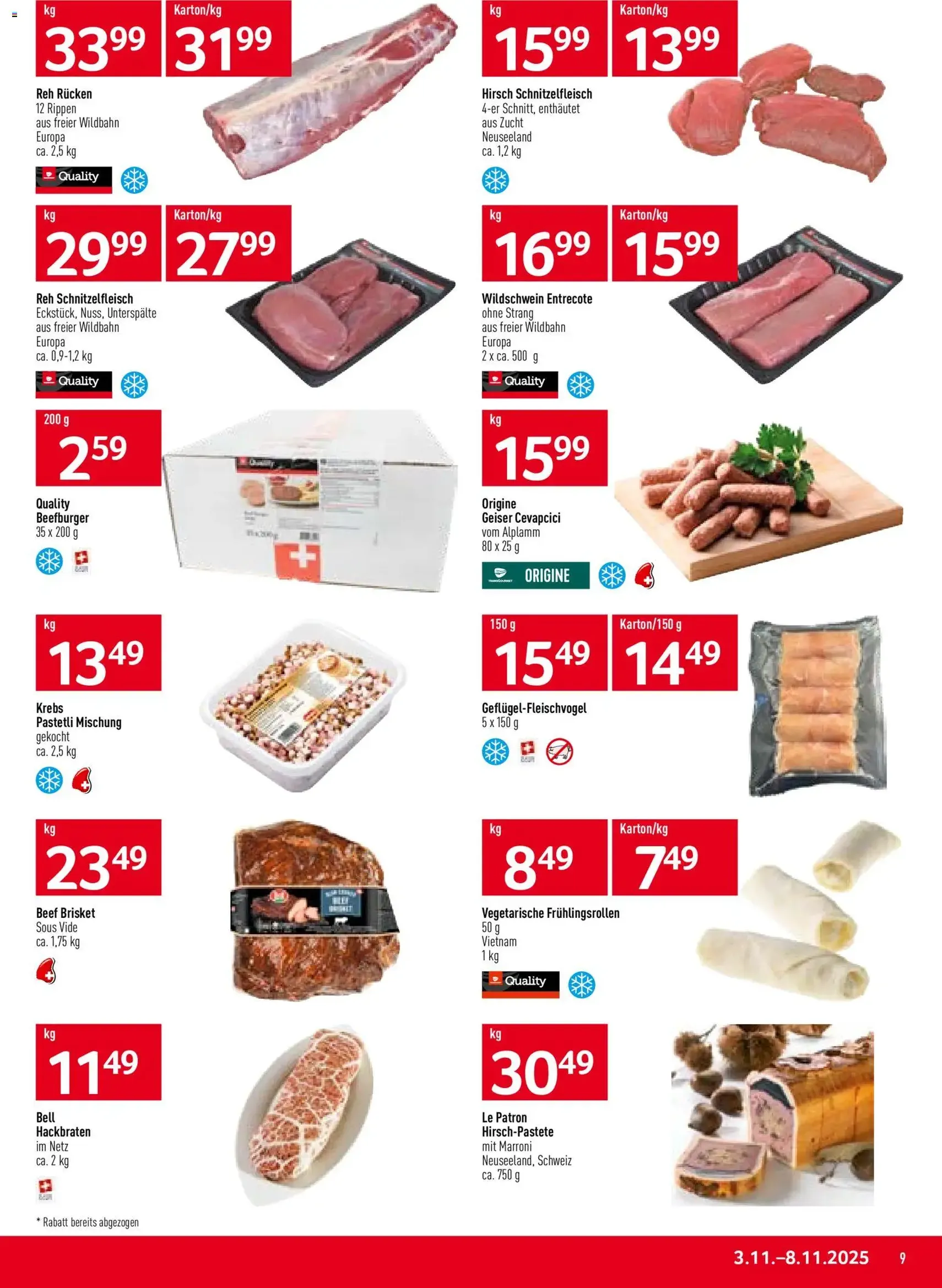 Prodega Aktionen - Gültiger Prospekt ab 03.11.2025, Seite 9 von insgesamt 40