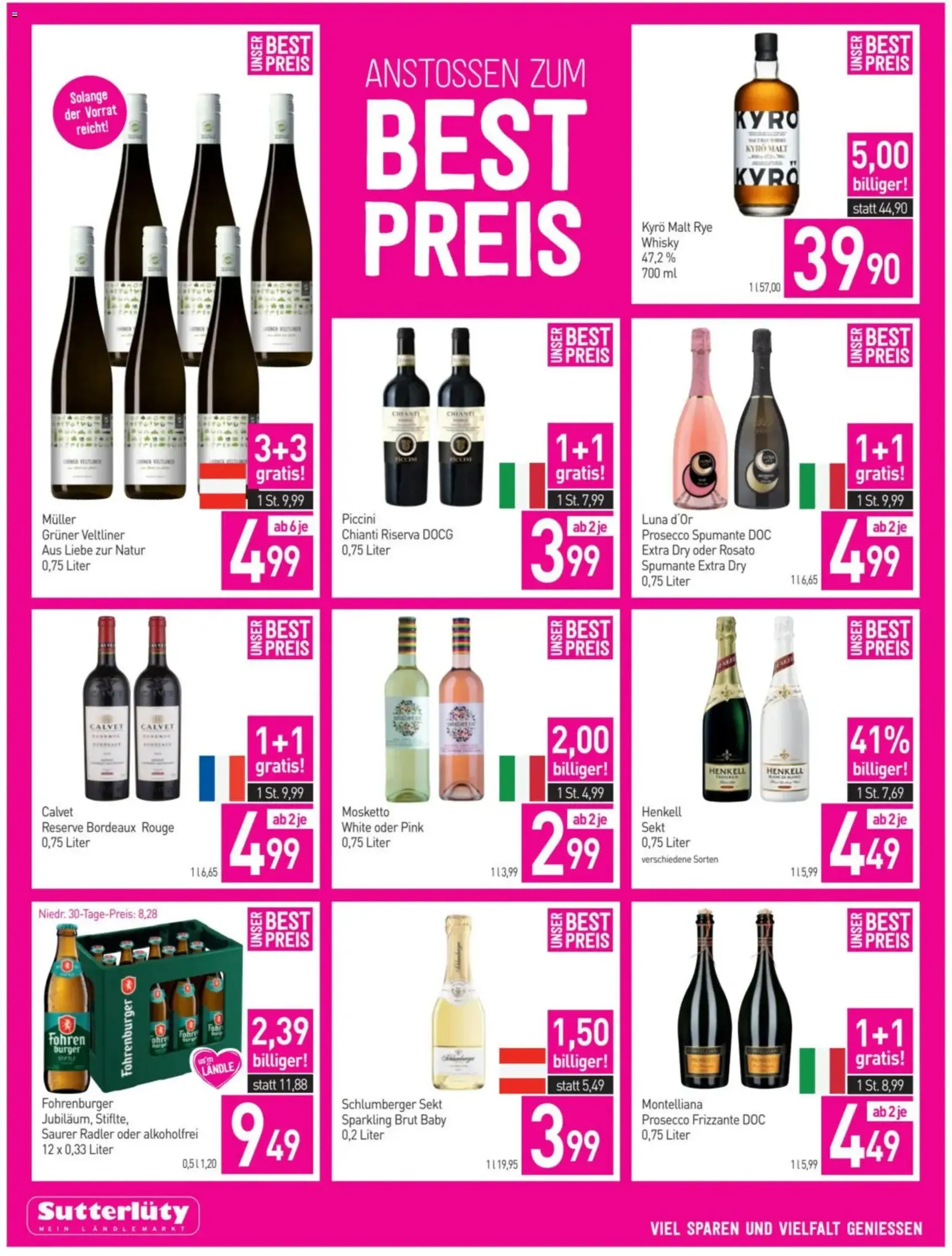 Sutterlüty Flugblatt - Gültiger Prospekt ab 30.10.2025, Seite 16 von insgesamt 24