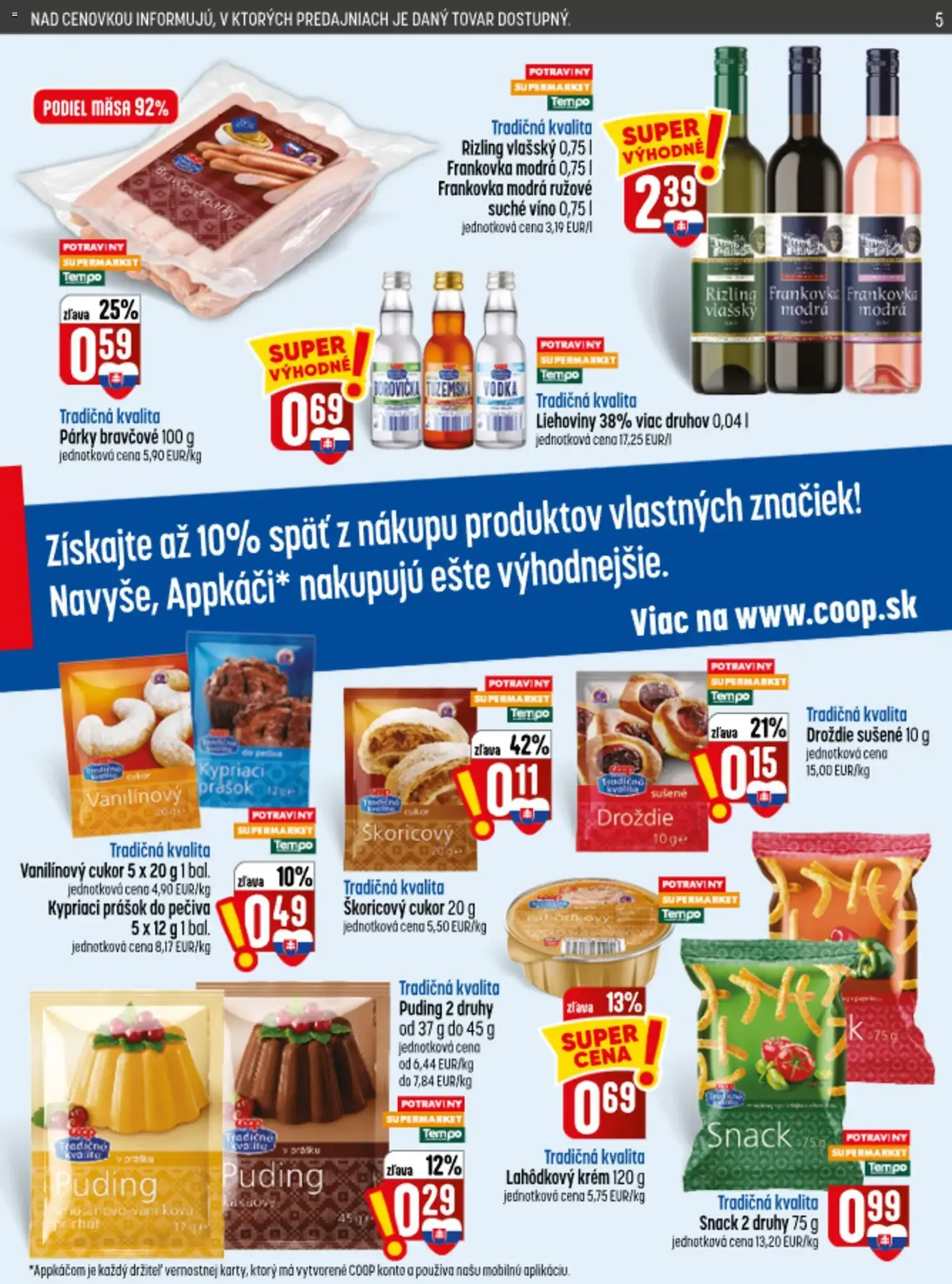COOP Jednota leták - platný leták od 10.09.2026 strana 5 z 32