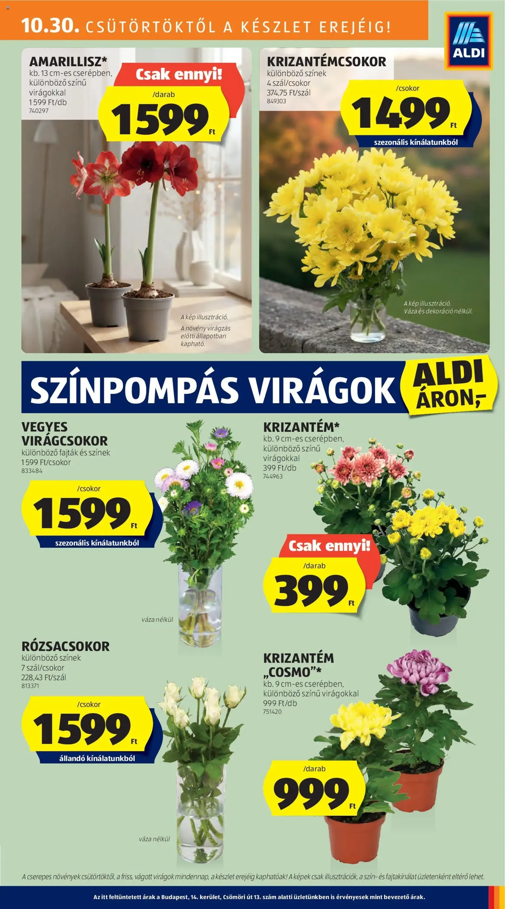 Aldi Akciós újság - 2025.10.30. érvényes szórólap 31 oldal 55 oldalból Aldi Akciós újság - 2025.10.30. érvényes szórólap 31 oldal 55 oldalból