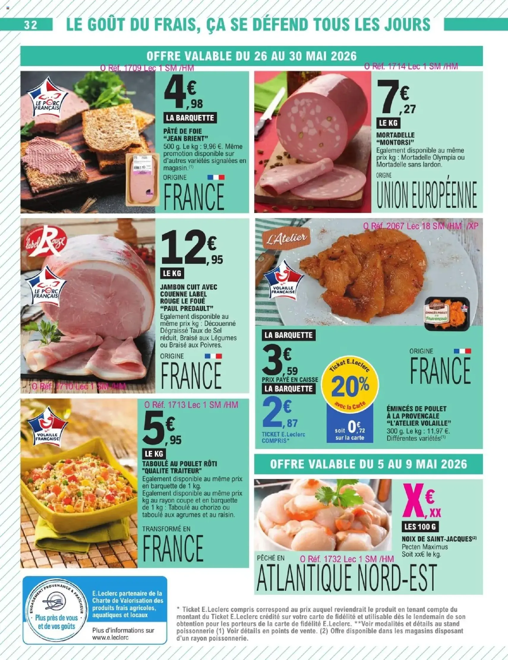 E.Leclerc catalogue de la semaine 22 - brochure valable à partir du 26/05/2026, page 64 sur 66