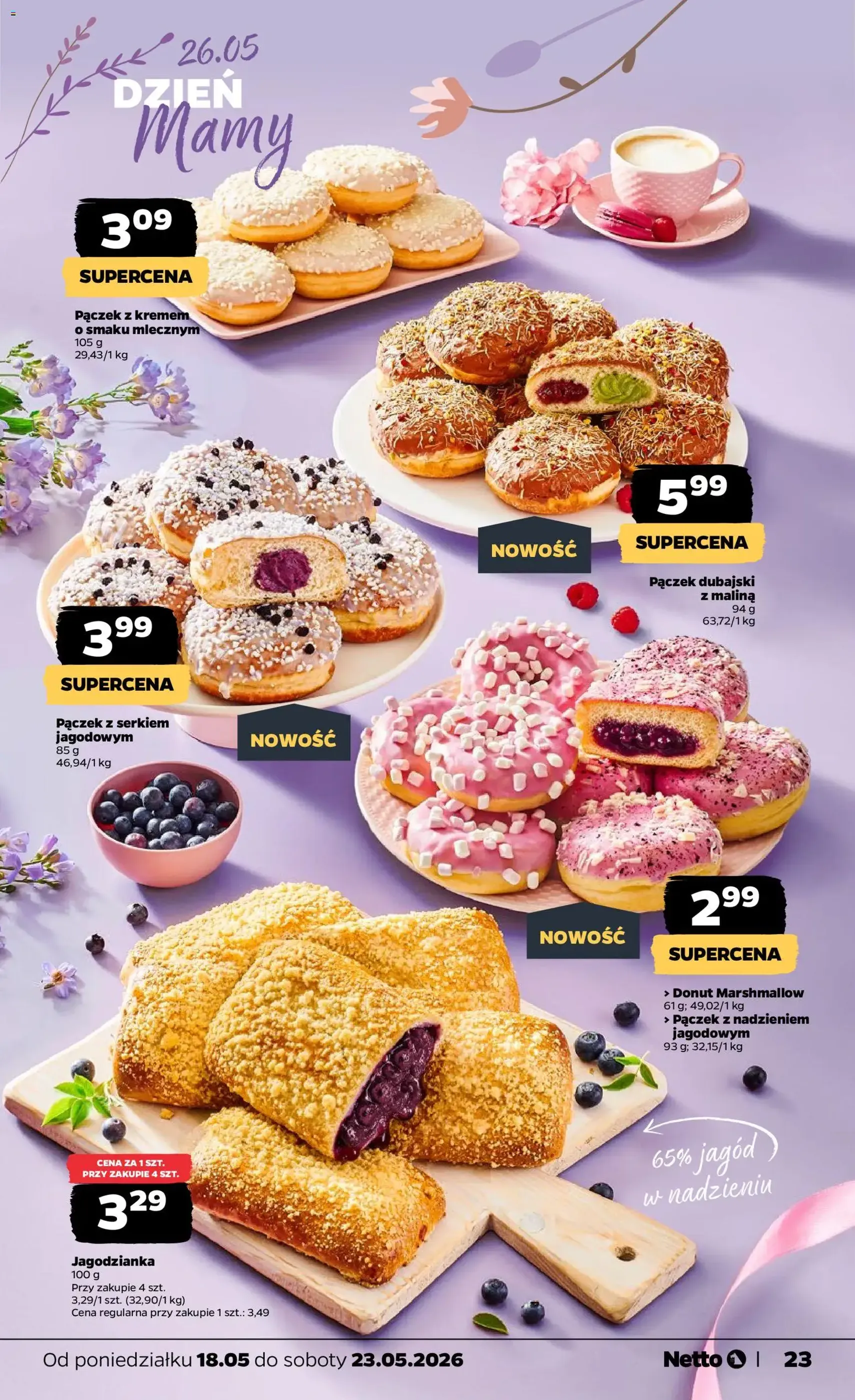 Netto gazetka od poniedziałku spożywcza - ważny gazetka od 18.05.2026 strona 23 z 38