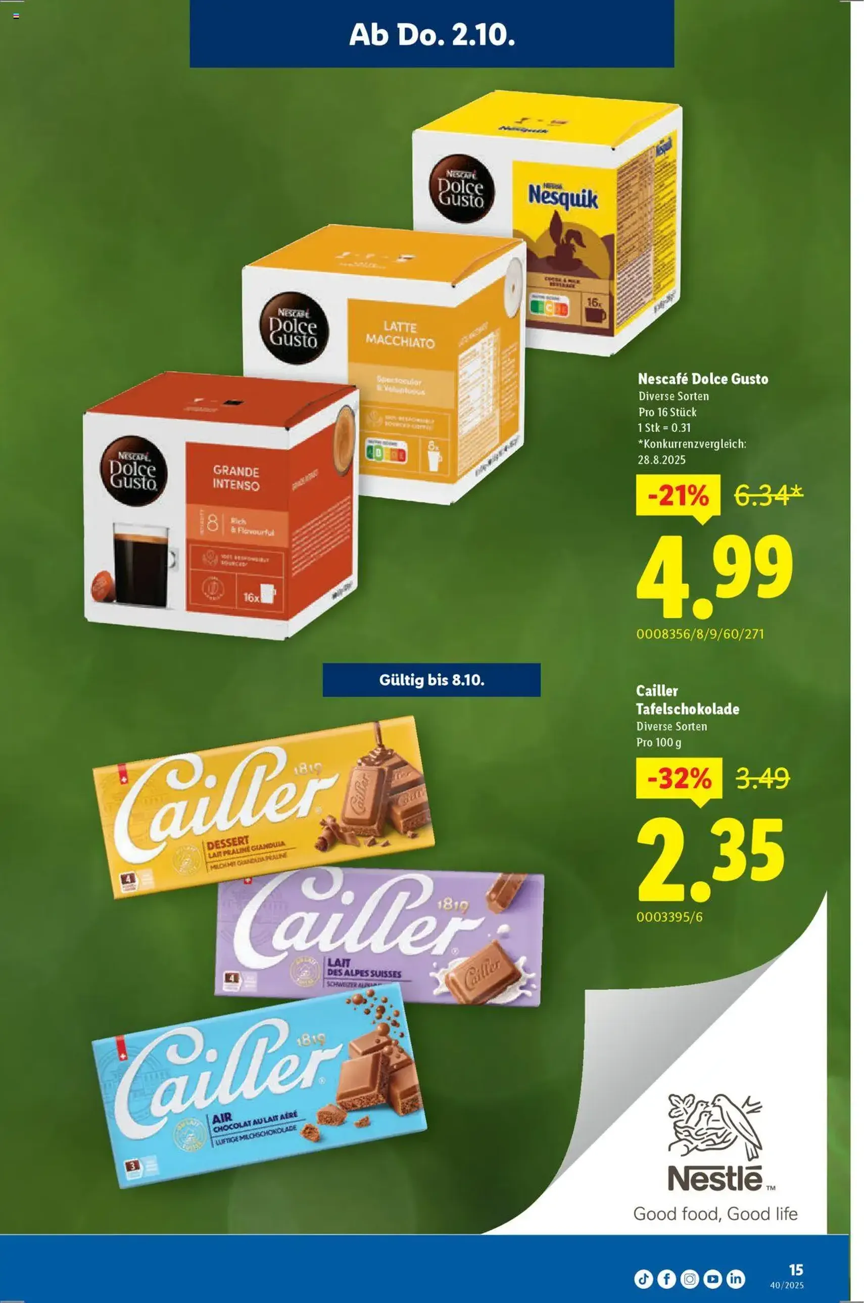 Lidl Aktionen - Gültiger Prospekt ab 02.10.2025, Seite 15 von insgesamt 36