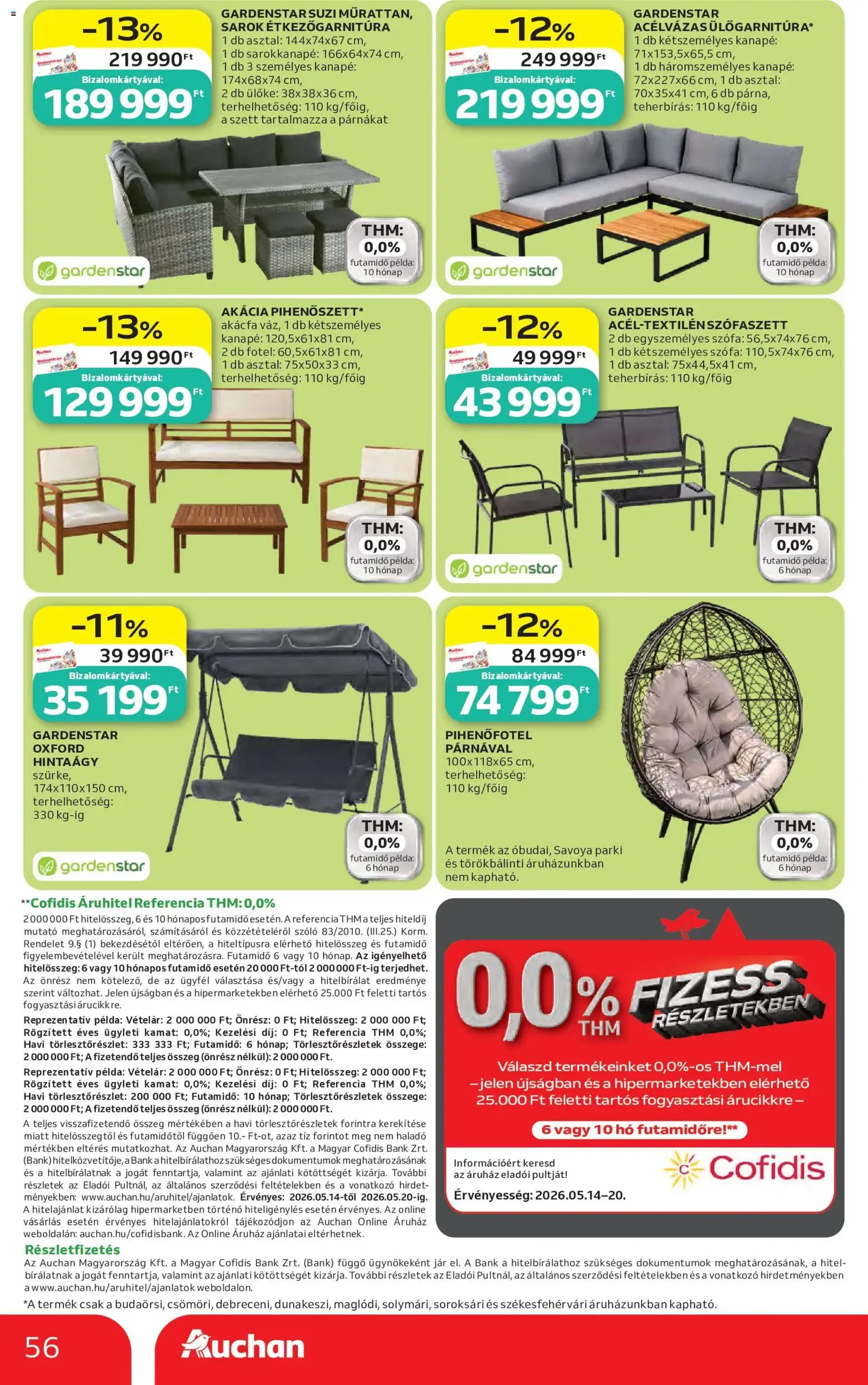Auchan akciós újság - 2026.05.14. érvényes szórólap 56 oldal 58 oldalból