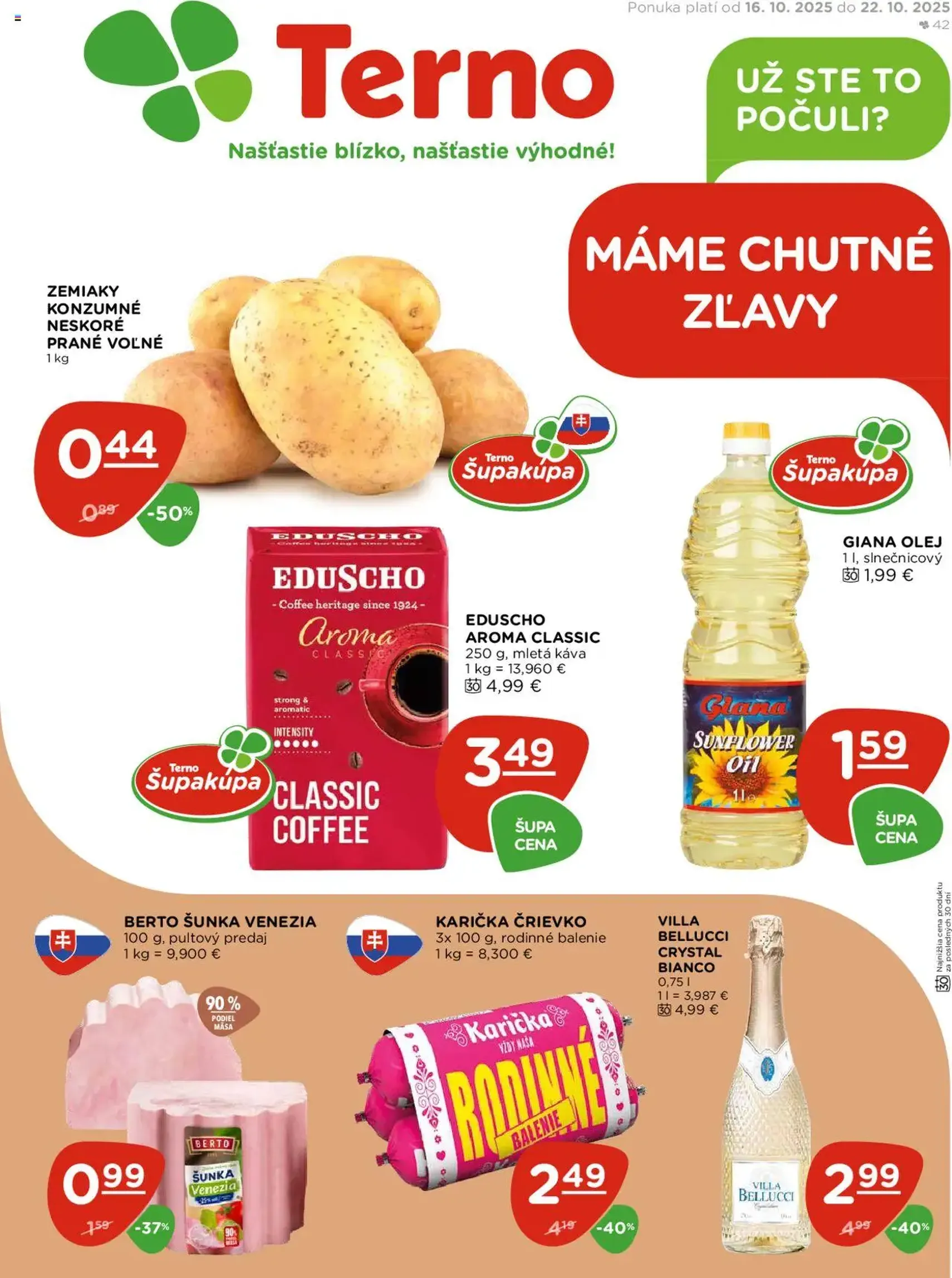 Terno leták - platný leták od 16.10.2025 strana 1 z 24 Terno leták - platný leták od 16.10.2025 strana 1 z 24