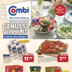 Combi Prospekt - Prospekt Vorschau gültig ab 27.04.2026