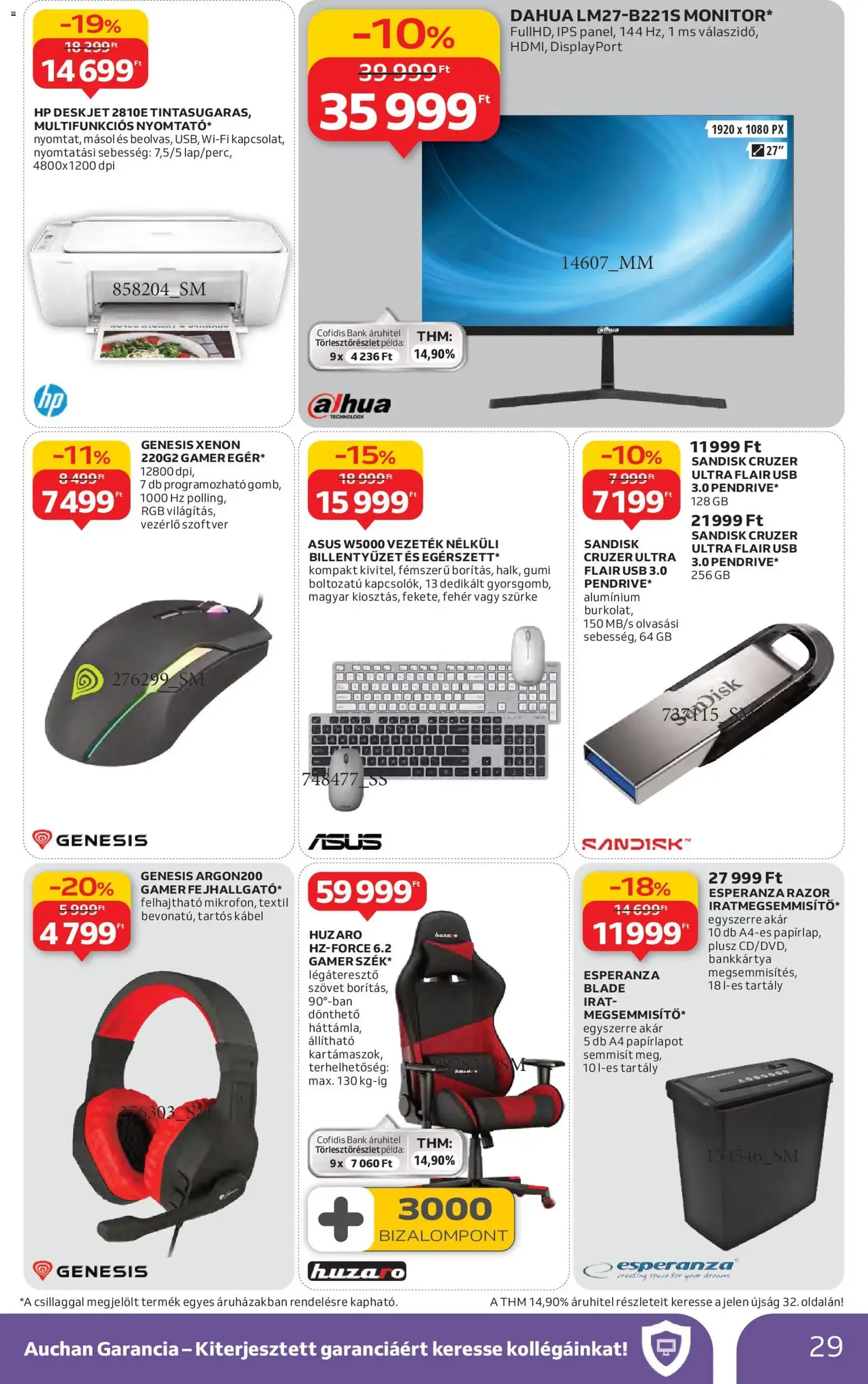 Auchan - Heti Hipermarket ajánlataink - 2026.01.29. érvényes szórólap 29 oldal 38 oldalból