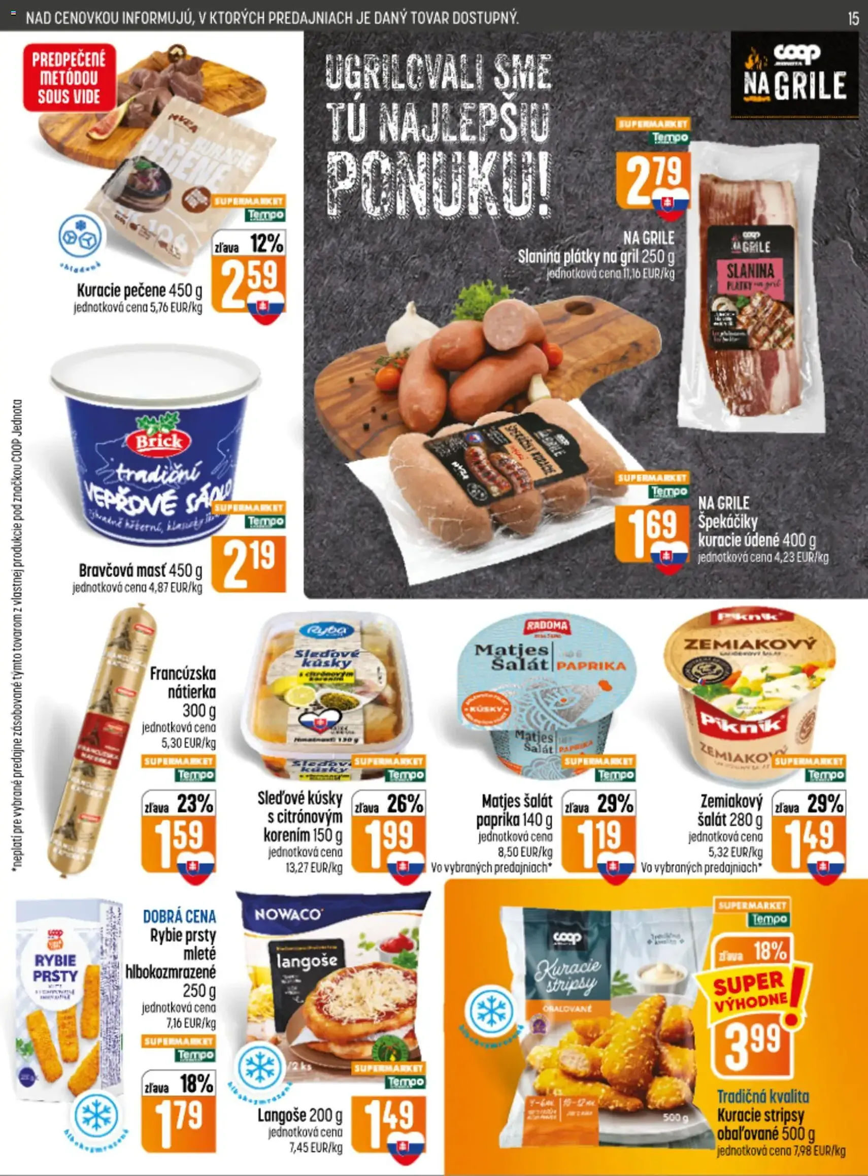 COOP Jednota leták - platný leták od 24.09.2026 strana 15 z 28