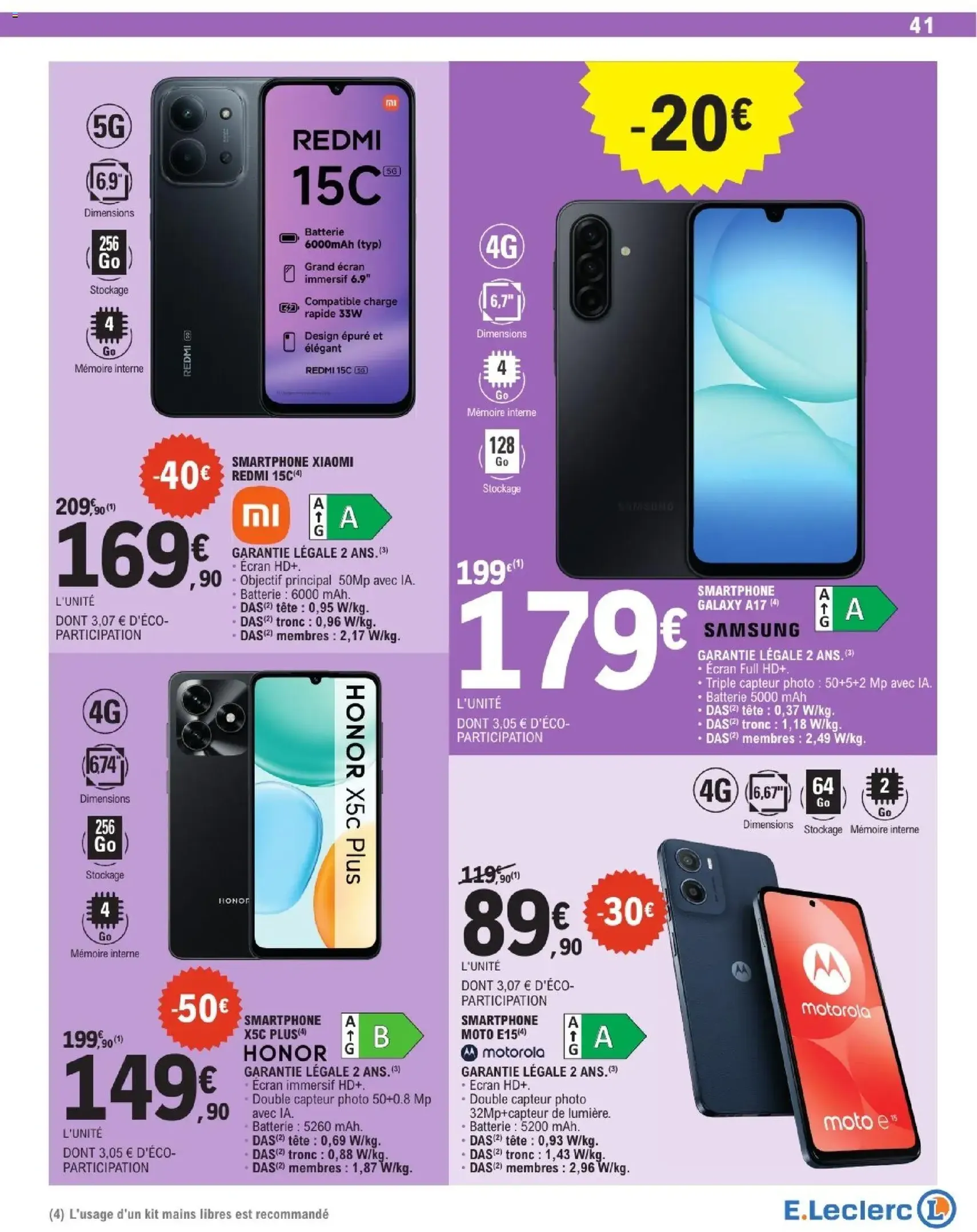 E.Leclerc catalogue semaine 9 - brochure valable à partir du 24/02/2026, page 41 sur 56