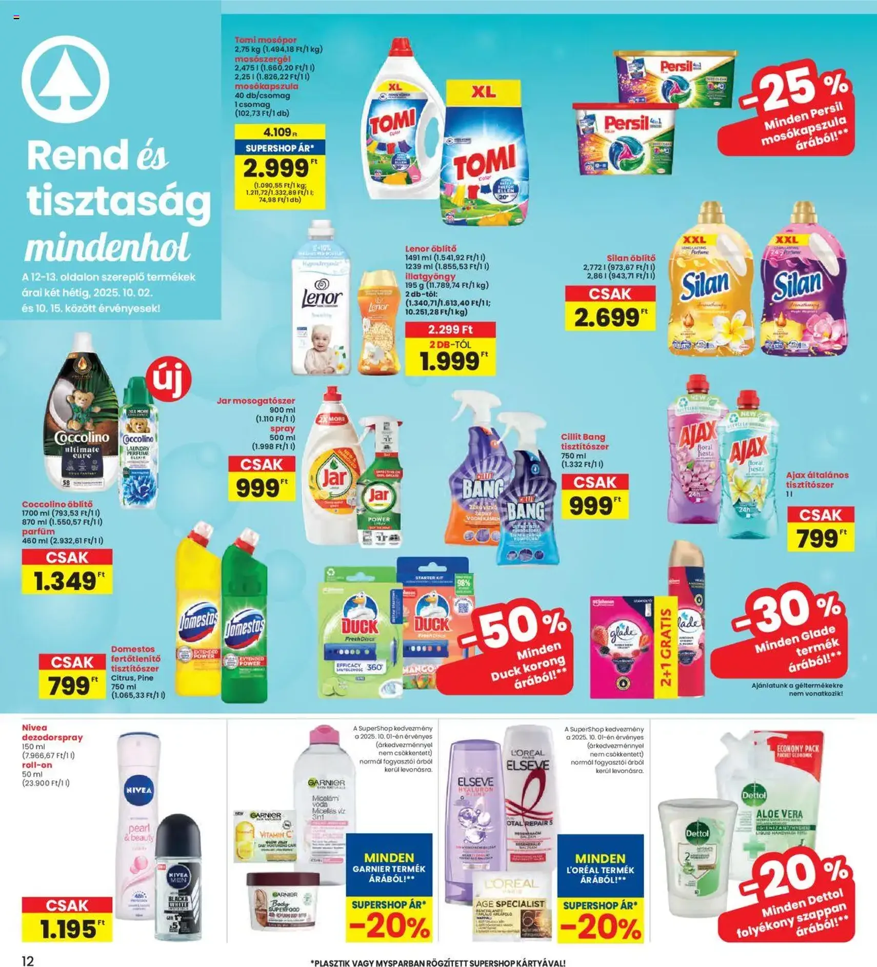 Interspar Akciós újság - 2025.10.02. érvényes szórólap 12 oldal 18 oldalból Interspar Akciós újság - 2025.10.02. érvényes szórólap 12 oldal 18 oldalból