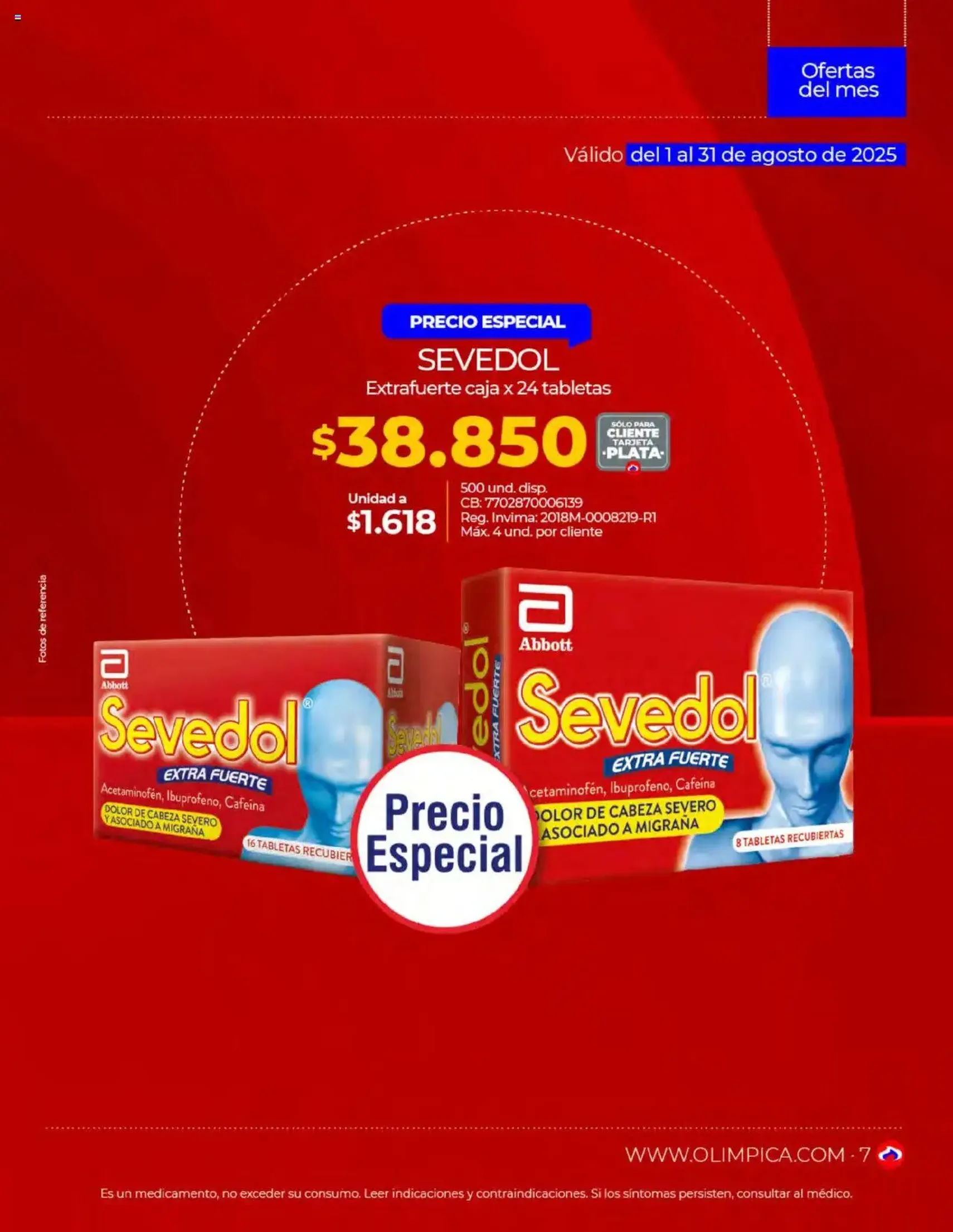Olímpica - Ofertas Saludables - folleto válido desde 01/08/2025 página 7 de 15