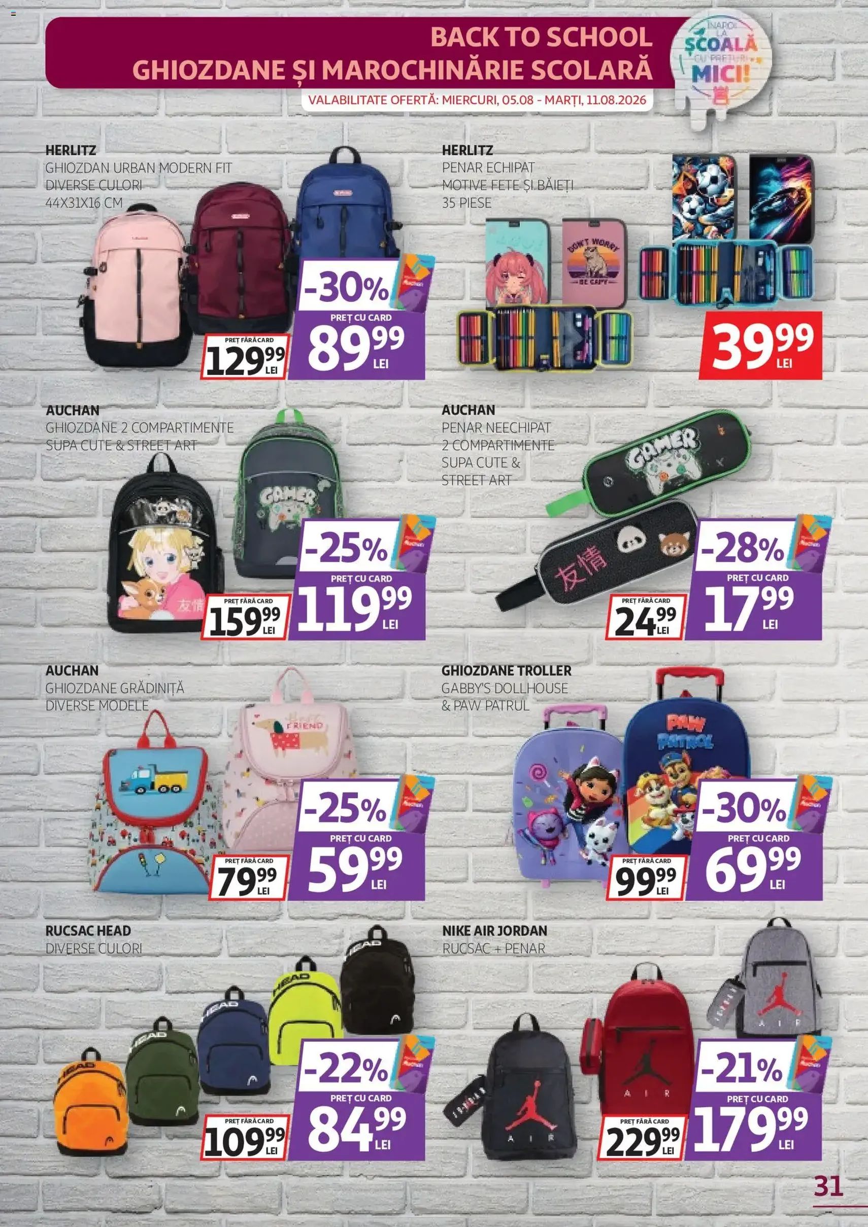Auchan Catalog - cataloage valabile începând cu 29.07.2026 pagina 31 din 38