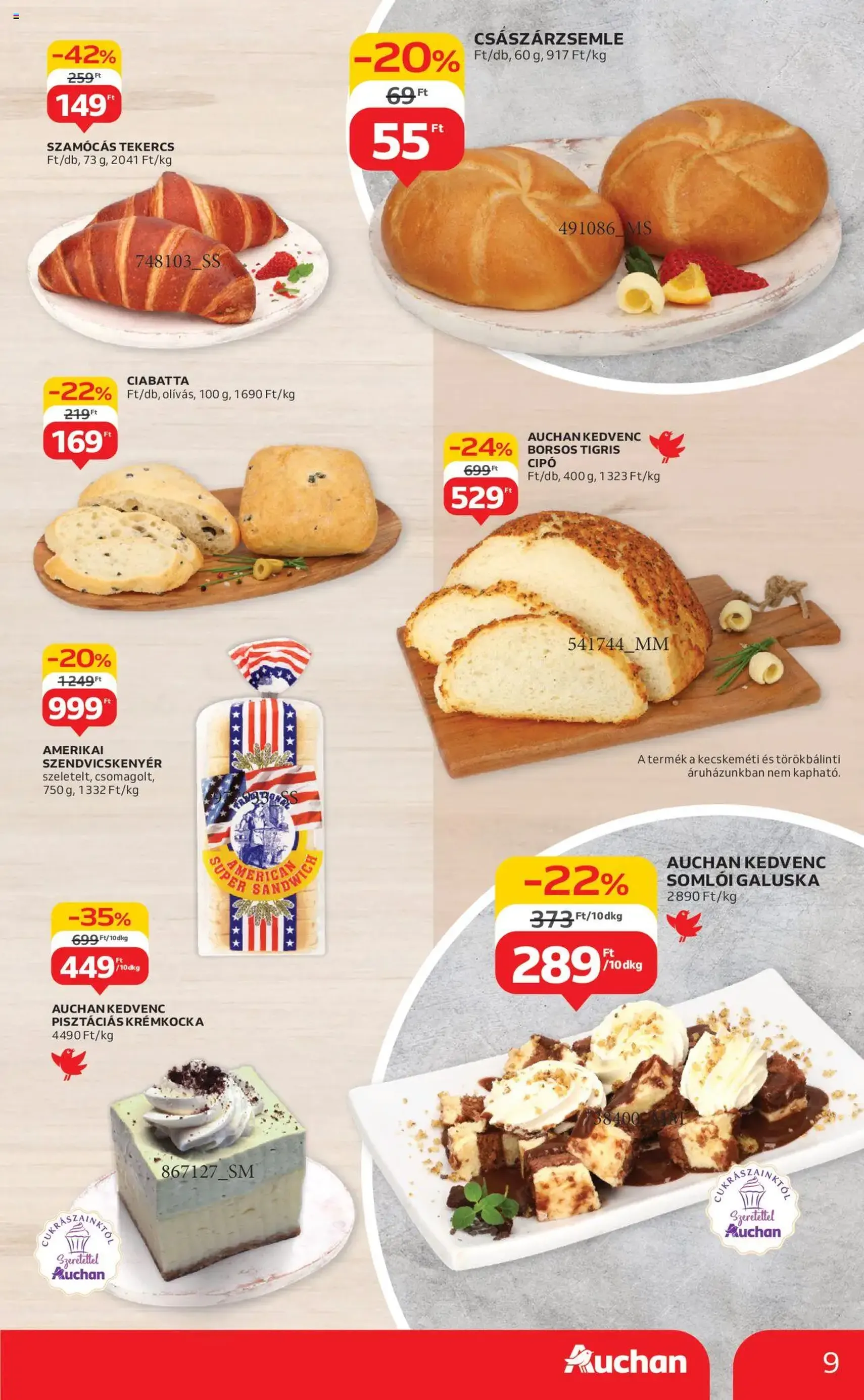 Auchan Akciós újság - 2025.08.07. érvényes szórólap 9 oldal 54 oldalból Auchan Akciós újság - 2025.08.07. érvényes szórólap 9 oldal 54 oldalból