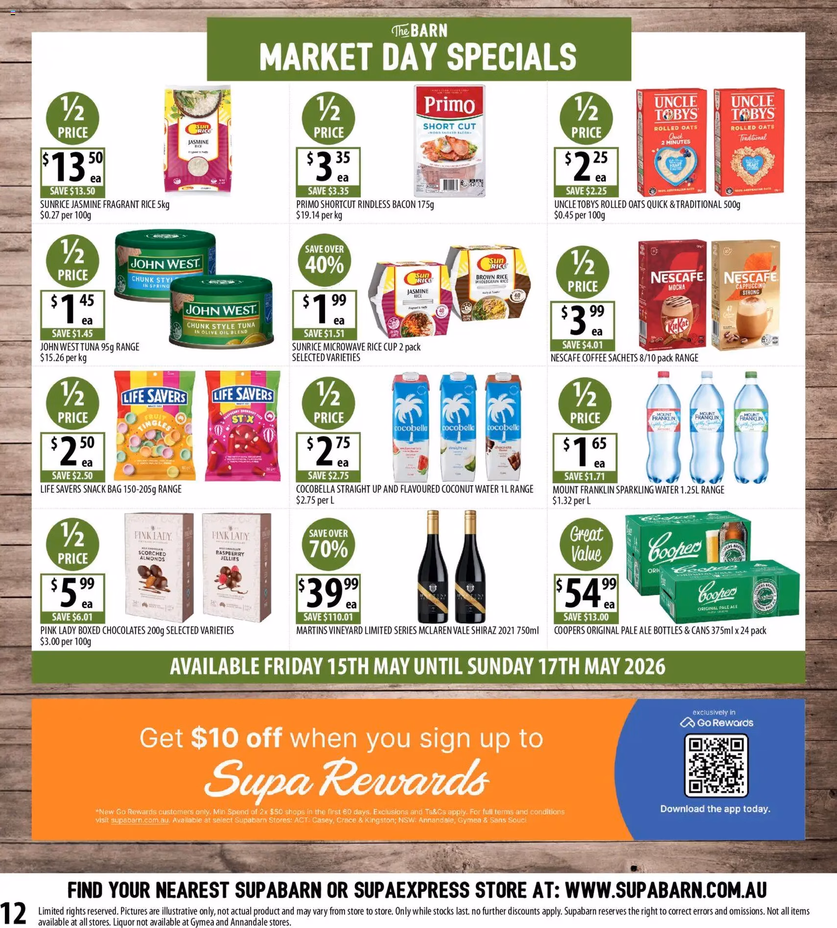 Supabarn catalogue - valid flyer from 13/05/2026, page 12 of 12