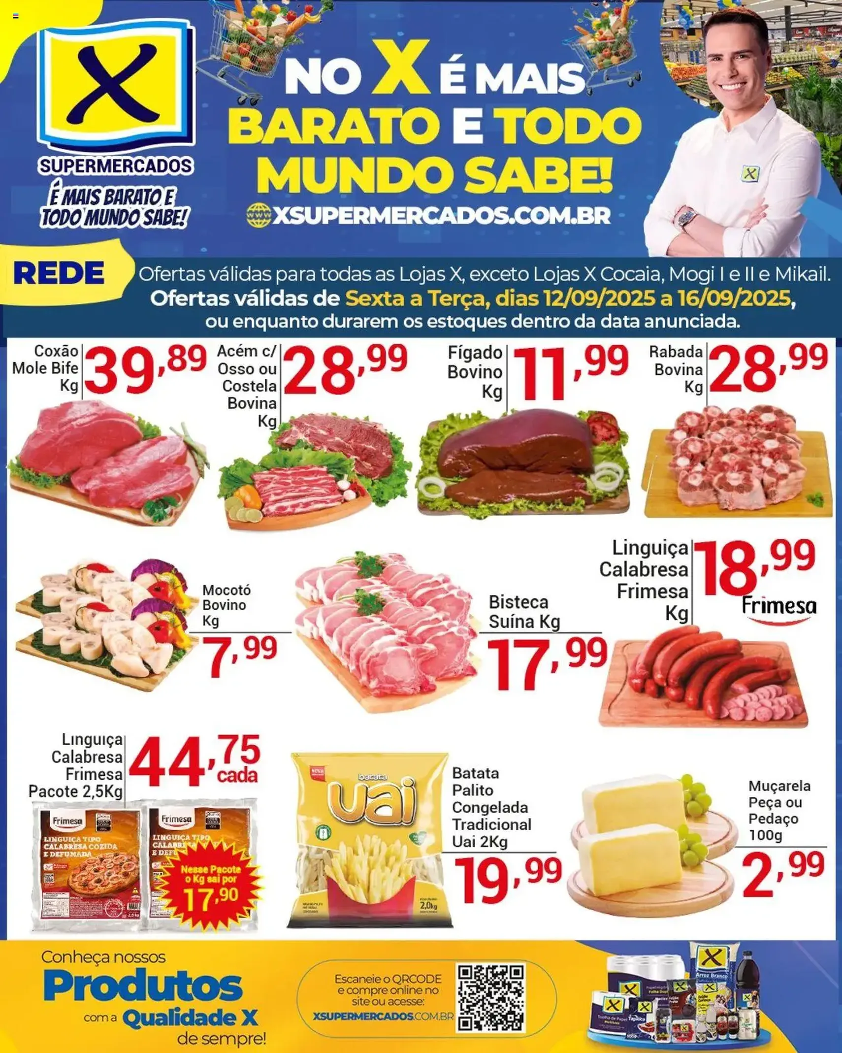 X Supermercados - Ofertas da semana - folheto válido a partir de 12/09/2025 página 1 de 4