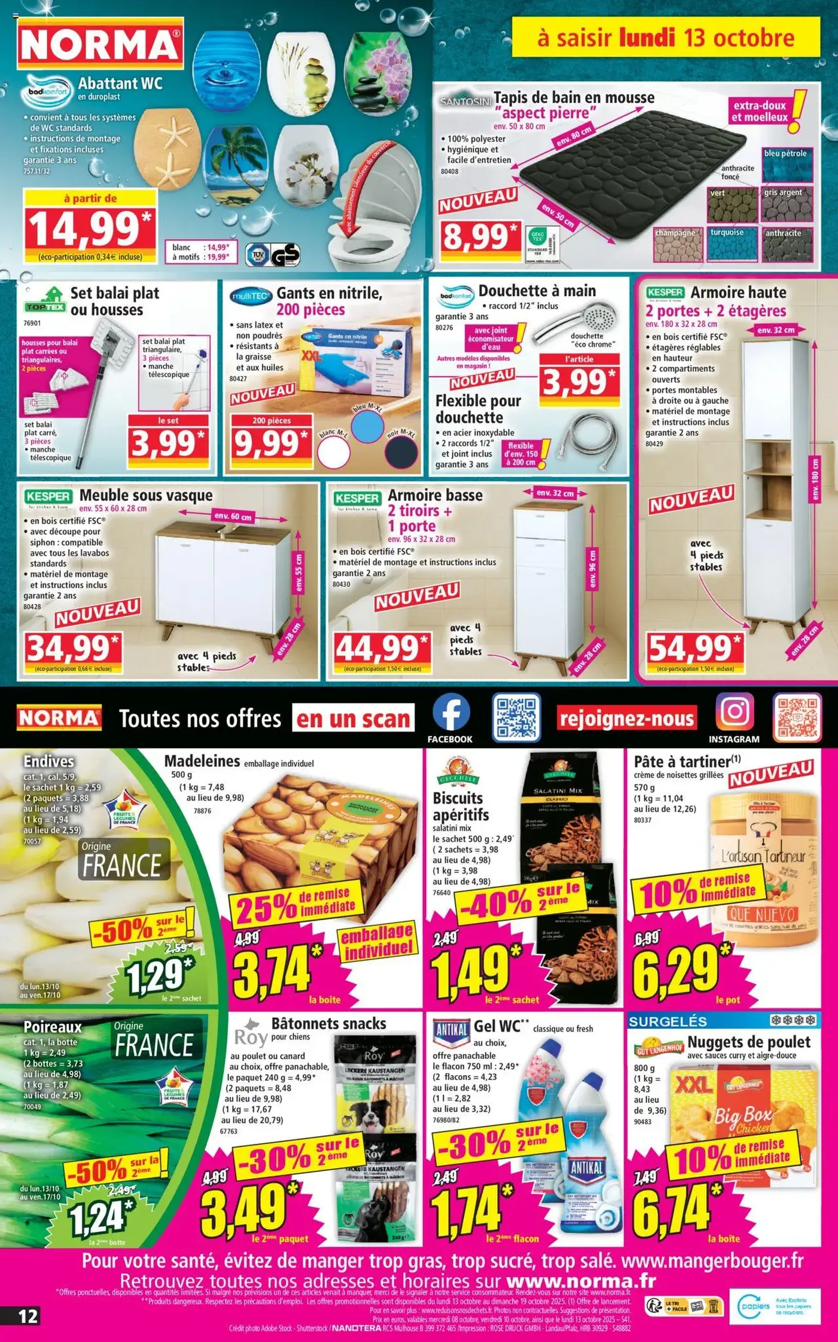 Norma catalogue - brochure valable à partir du 08/10/2025, page 12 sur 14