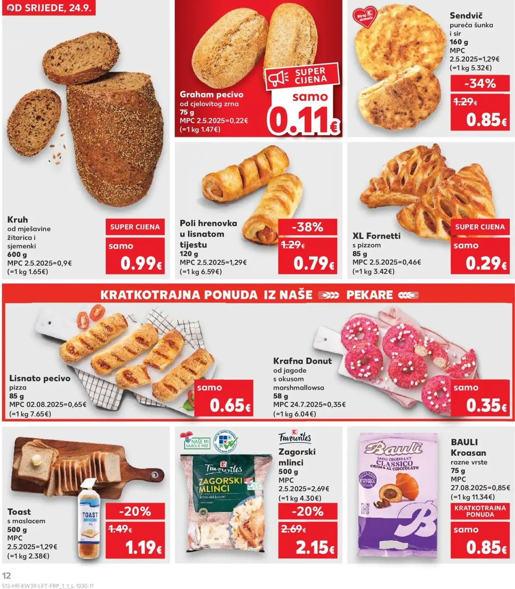 Kaufland HR - Osijek - 2025.09.24. érvényes szórólap 12 oldal 32 oldalból