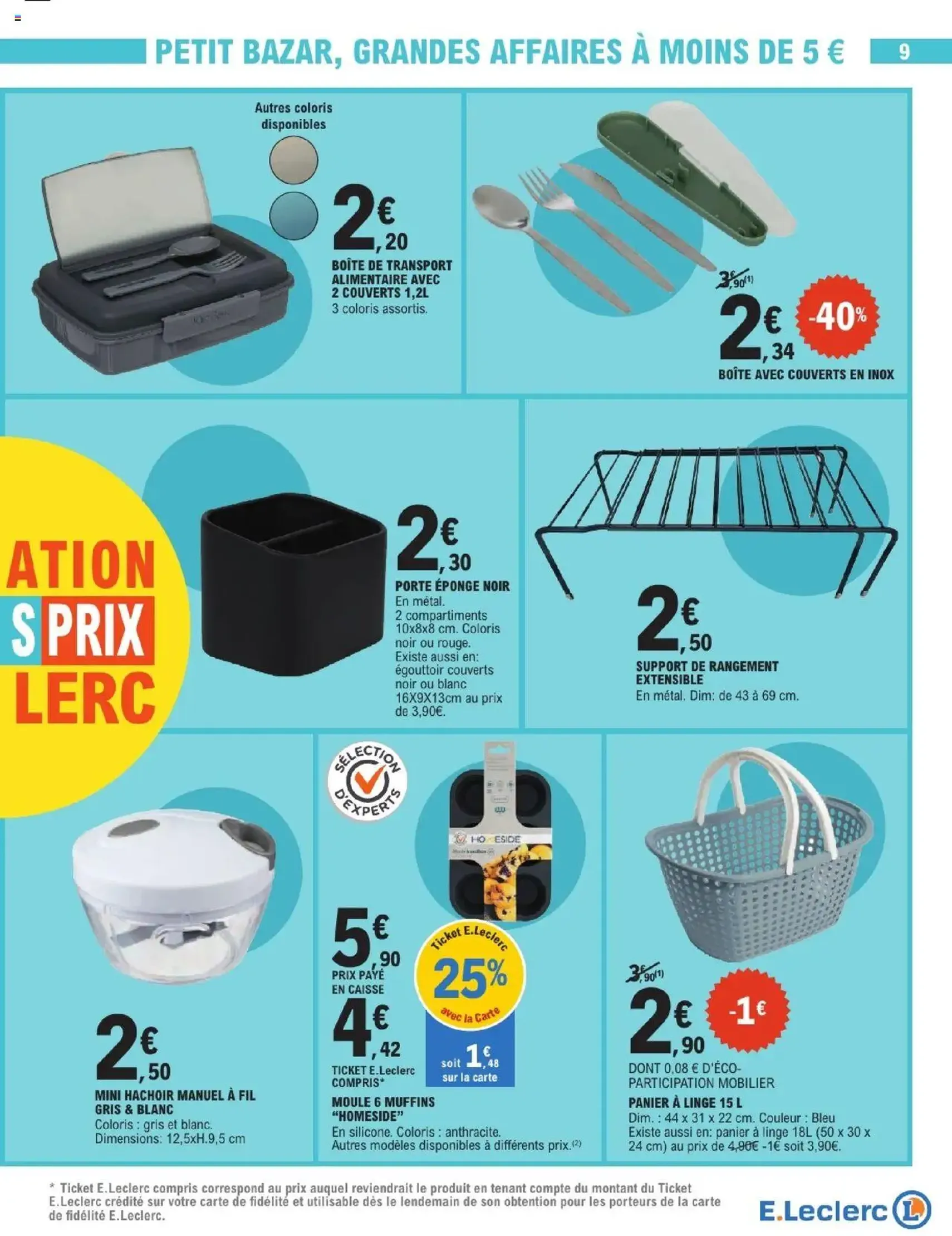 E.Leclerc catalogue semaine 37 - brochure valable à partir du 09/09/2025, page 9 sur 16 E.Leclerc catalogue semaine 37 - brochure valable à partir du 09/09/2025, page 9 sur 16