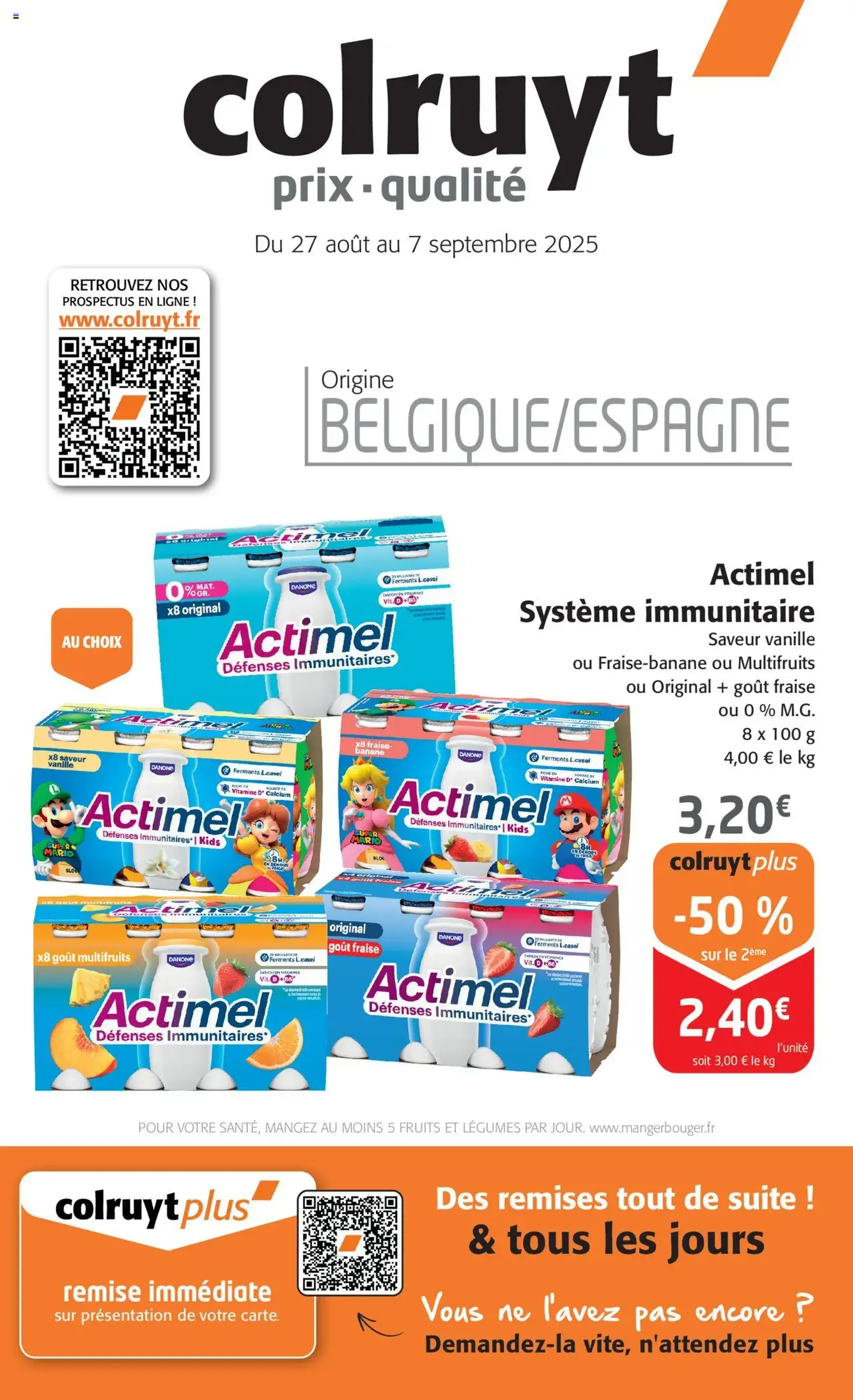 Colruyt catalogue - brochure valable à partir du 27/08/2025, page 1 sur 32 Colruyt catalogue - brochure valable à partir du 27/08/2025, page 1 sur 32