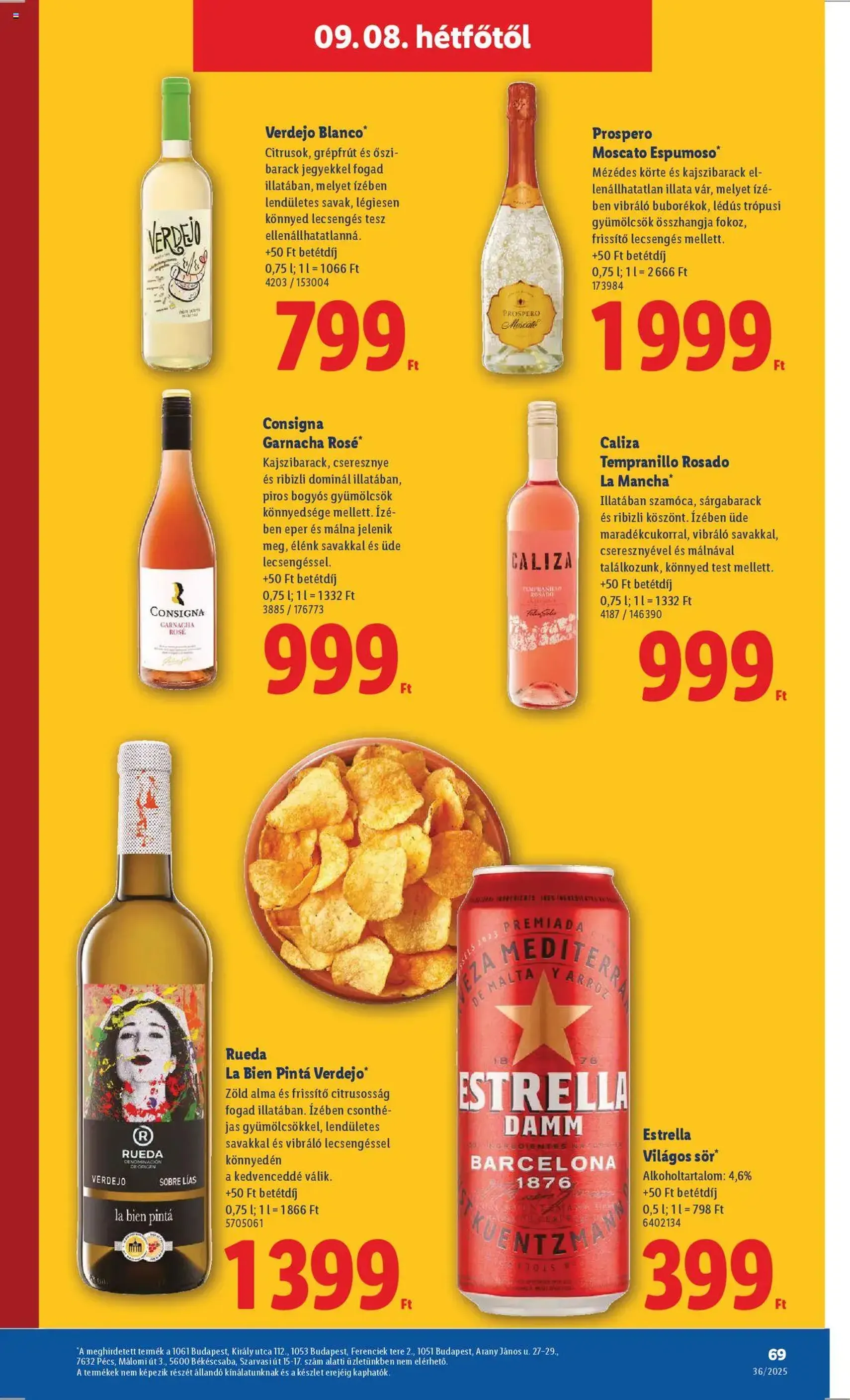 Lidl Akciós újság - 2025.09.04. érvényes szórólap 69 oldal 70 oldalból Lidl Akciós újság - 2025.09.04. érvényes szórólap 69 oldal 70 oldalból
