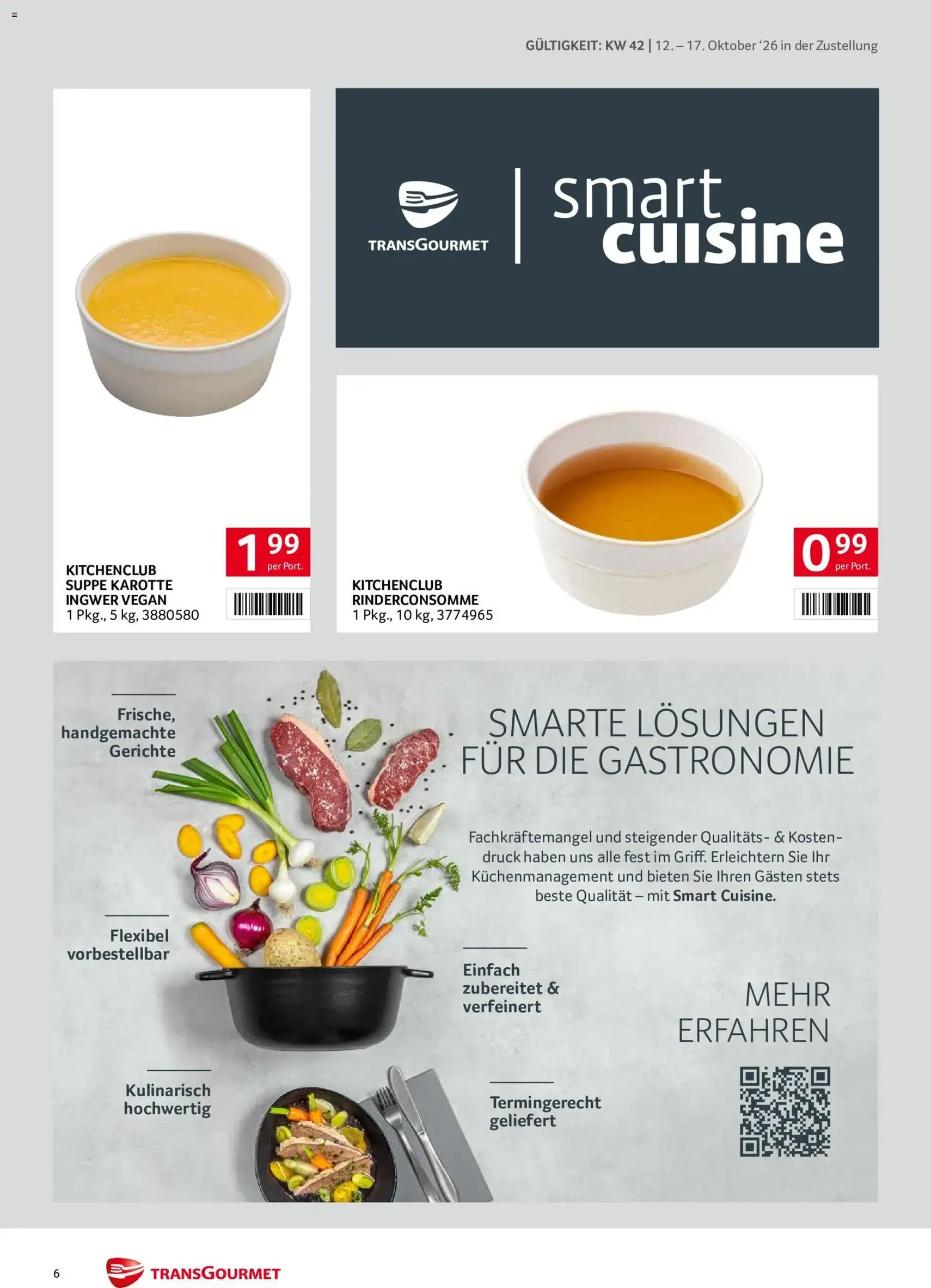 Transgourmet Flugblatt - Gültiger Prospekt ab 11.10.2026, Seite 6 von insgesamt 32