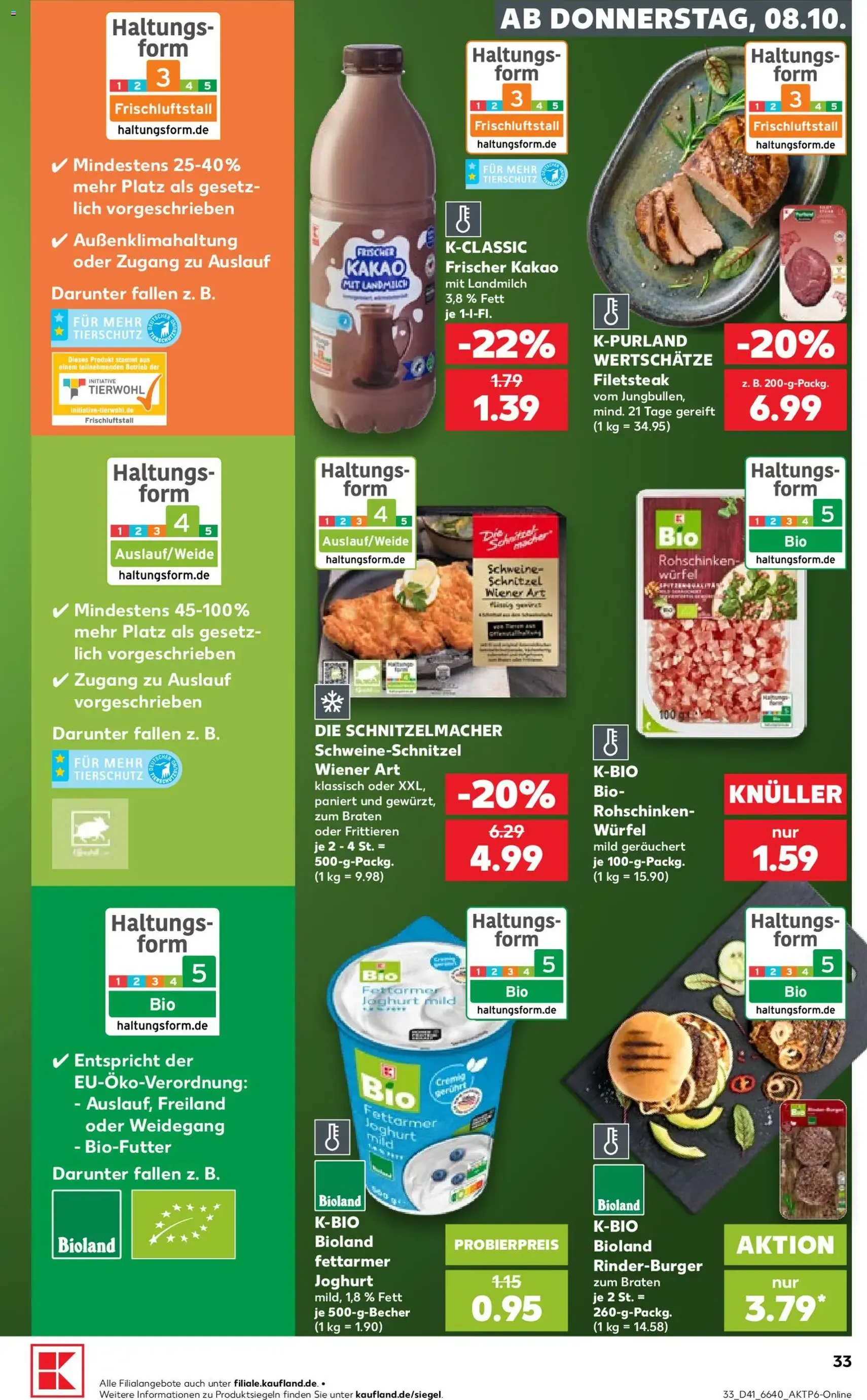 Kaufland Prospekt - Gültiger Prospekt ab 08.10.2026, Seite 33 von insgesamt 70