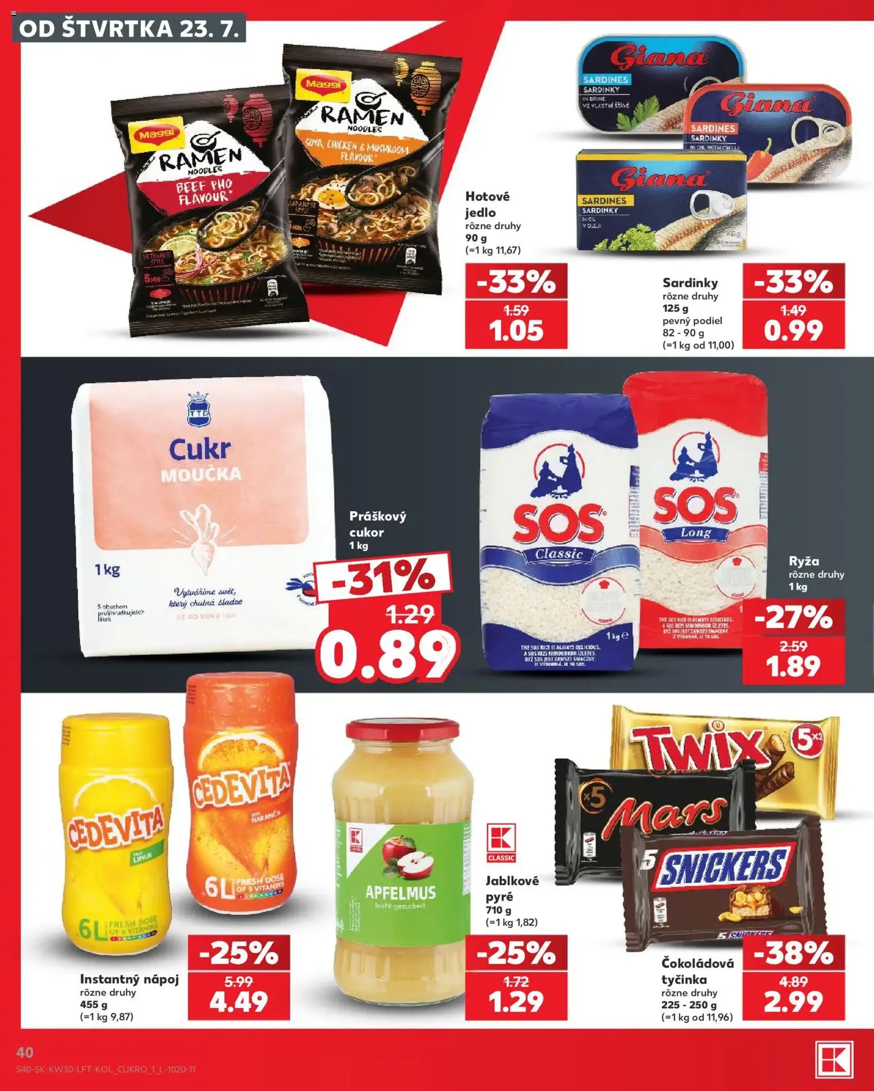 Kaufland leták - platný leták od 23.07.2026 strana 40 z 74