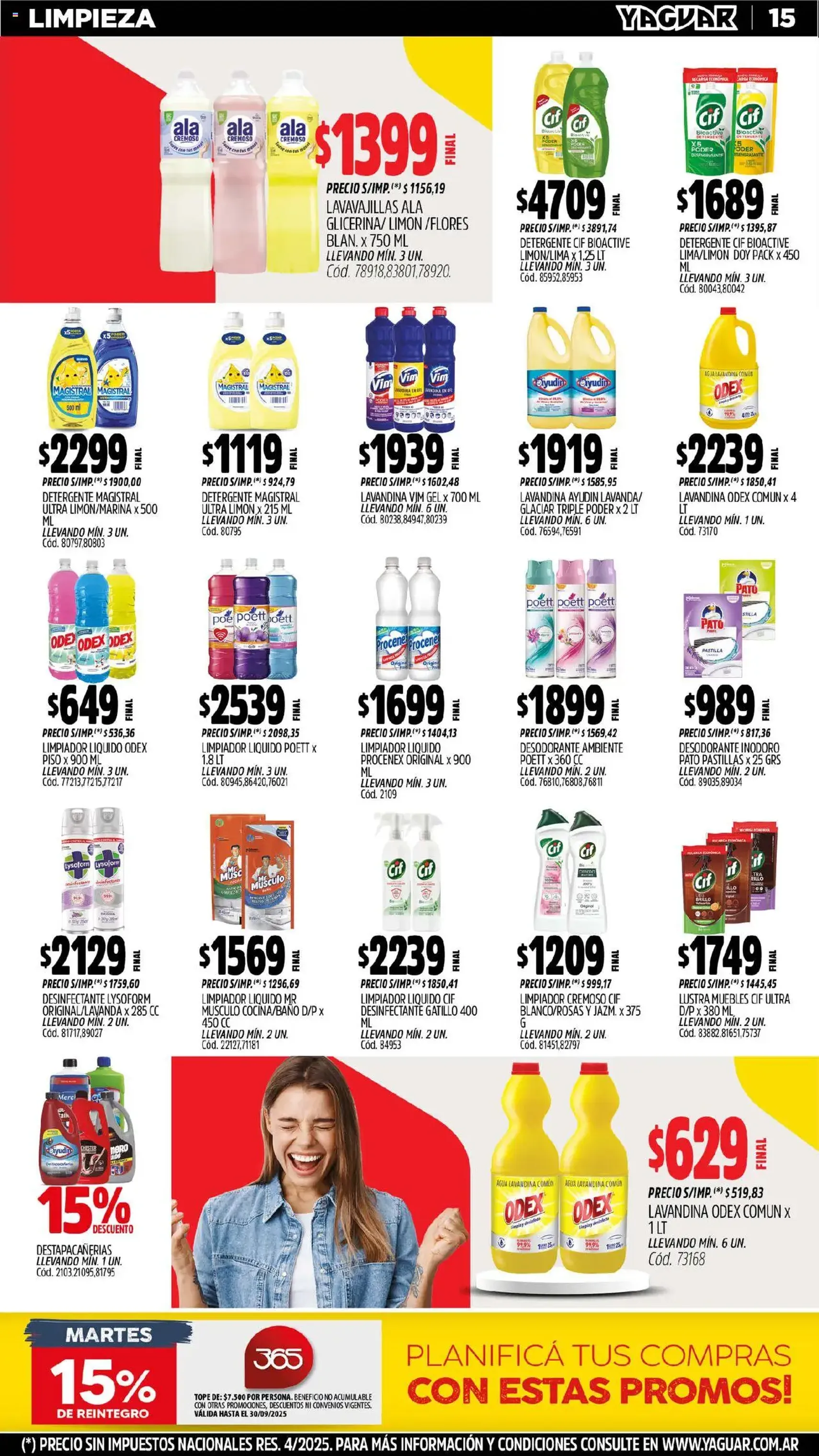 Yaguar catálogo - folleto válido desde 15/09/2025 página 17 de 34 Yaguar catálogo - folleto válido desde 15/09/2025 página 17 de 34