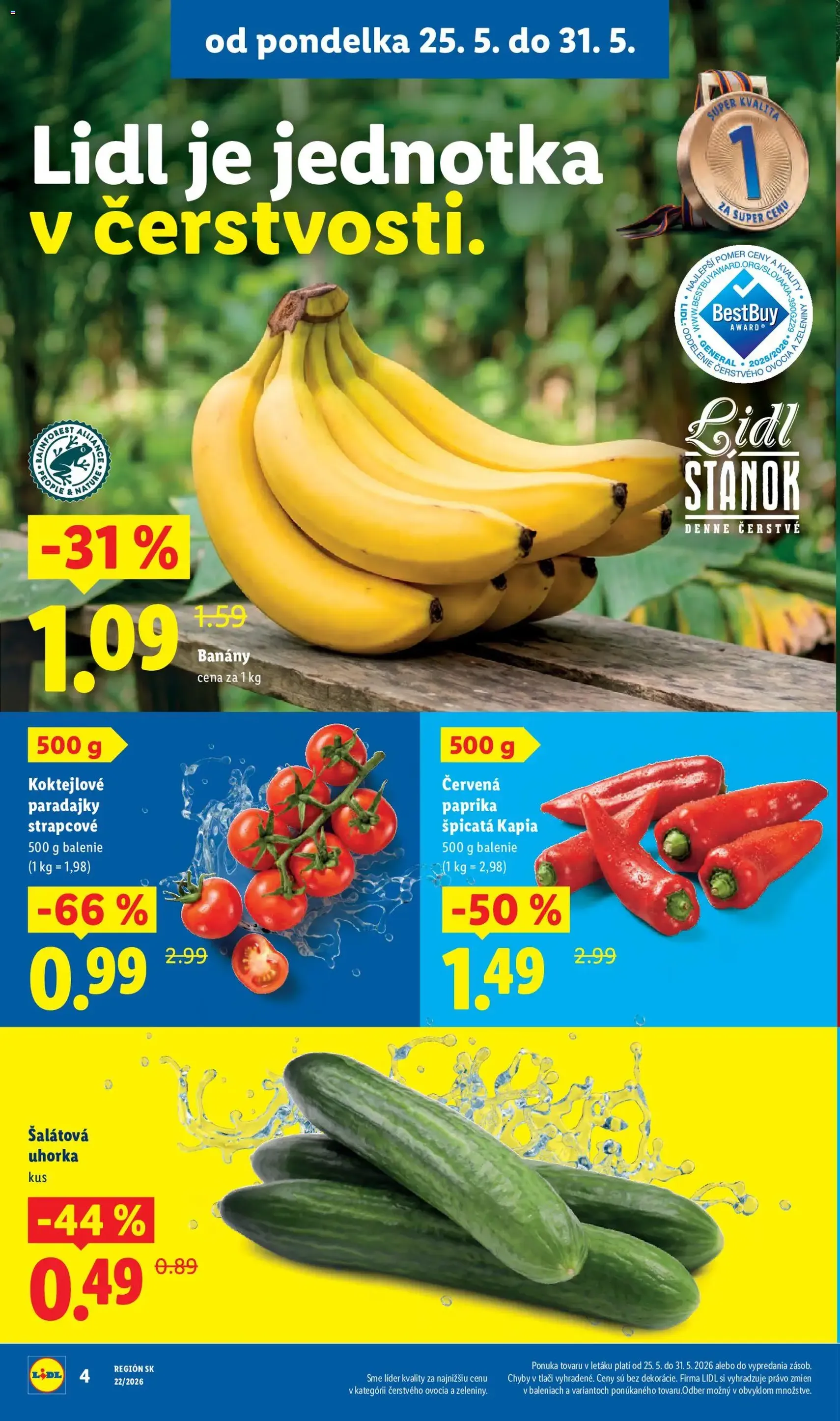 Lidl leták - platný leták od 25.05.2026 strana 4 z 109