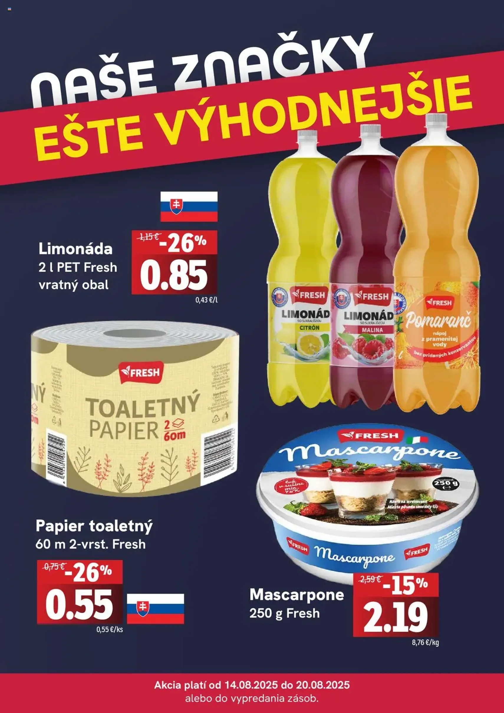 Fresh Leták - platný leták od 14.08.2025 strana 4 z 4