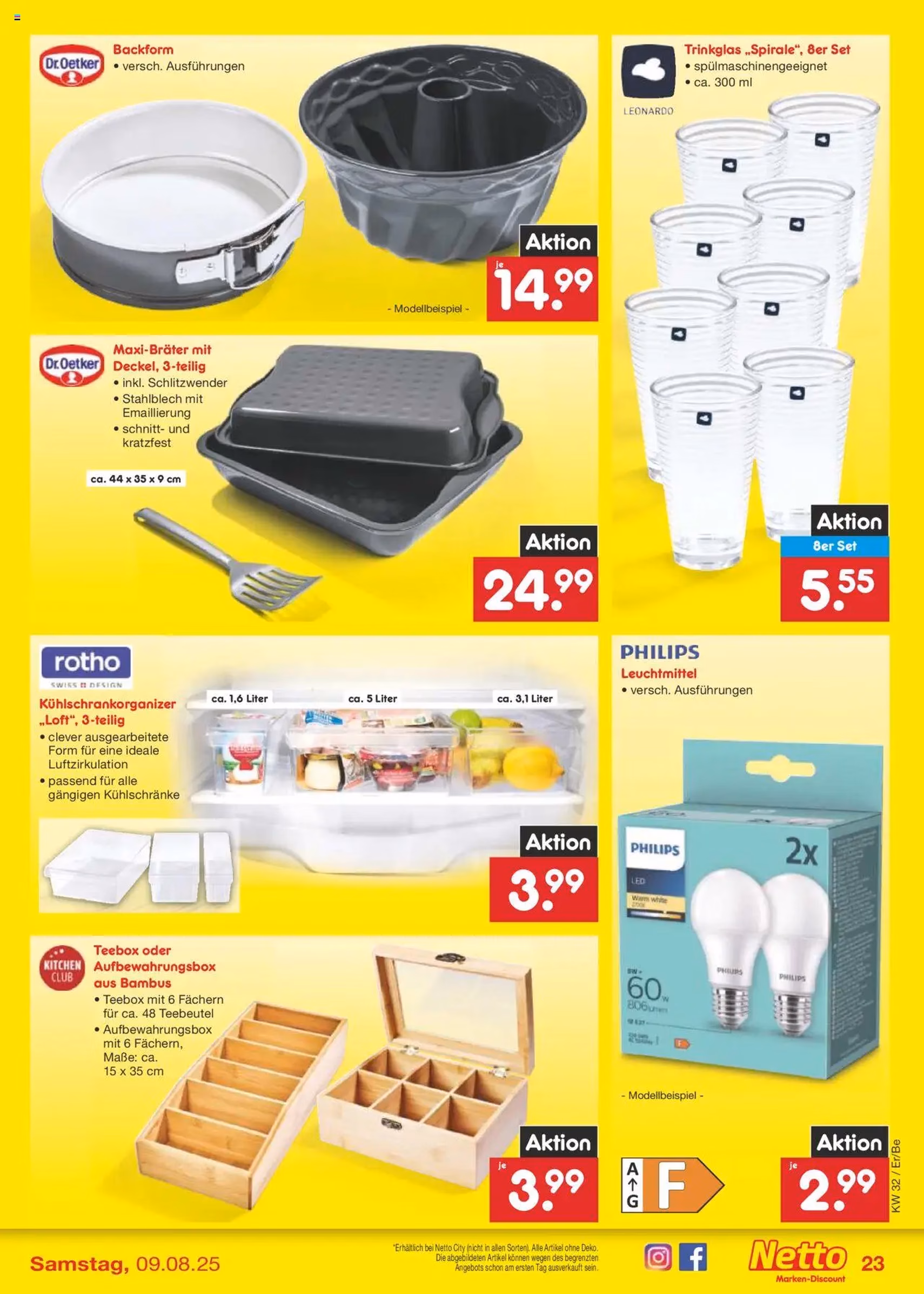 Netto Marken-Discount Prospekt - Gültiger Prospekt ab 04.08.2025, Seite 39 von insgesamt 61 Netto Marken-Discount Prospekt - Gültiger Prospekt ab 04.08.2025, Seite 39 von insgesamt 61