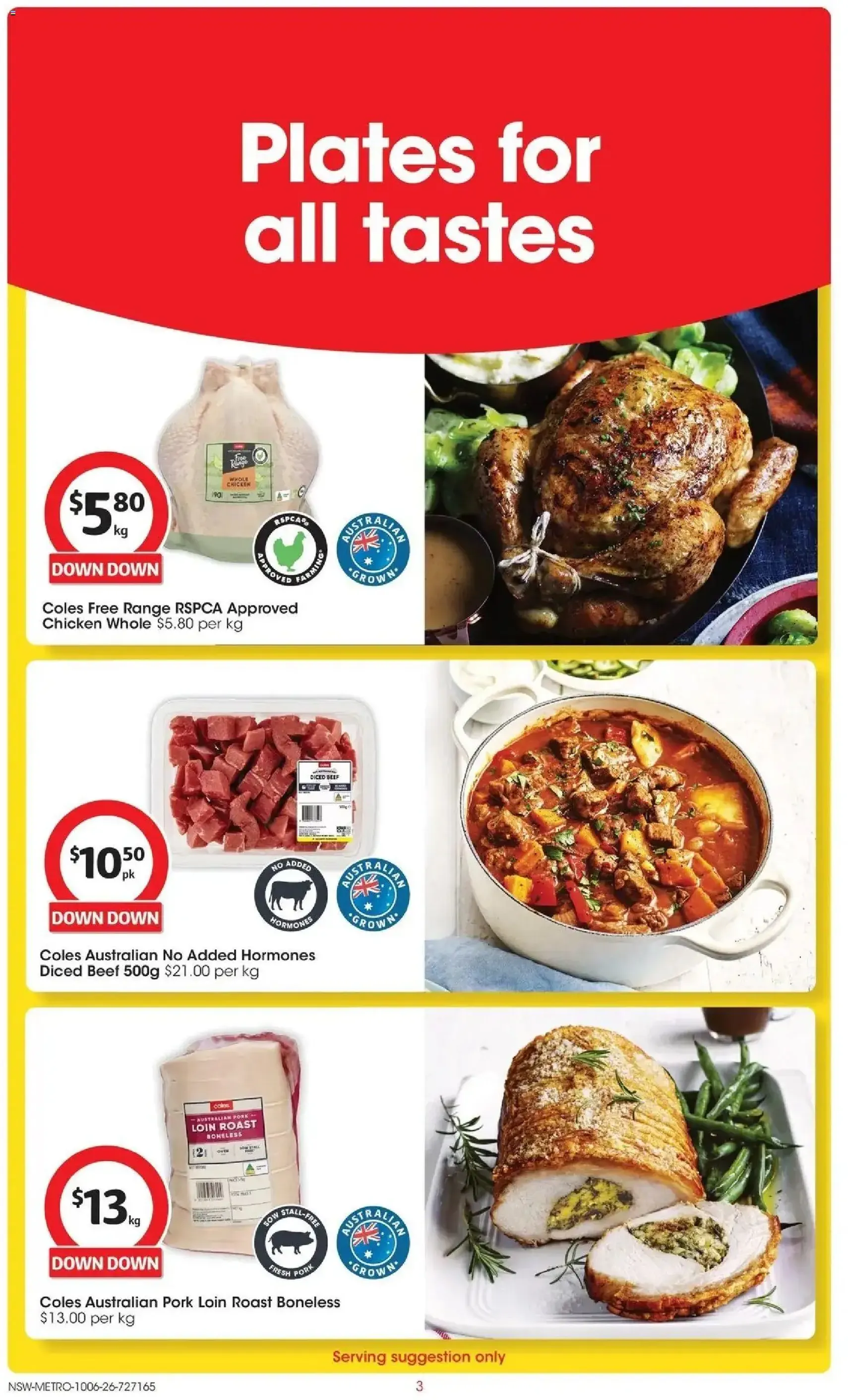Coles catalogue - valid flyer from 10/06/2026, page 3 of 47
