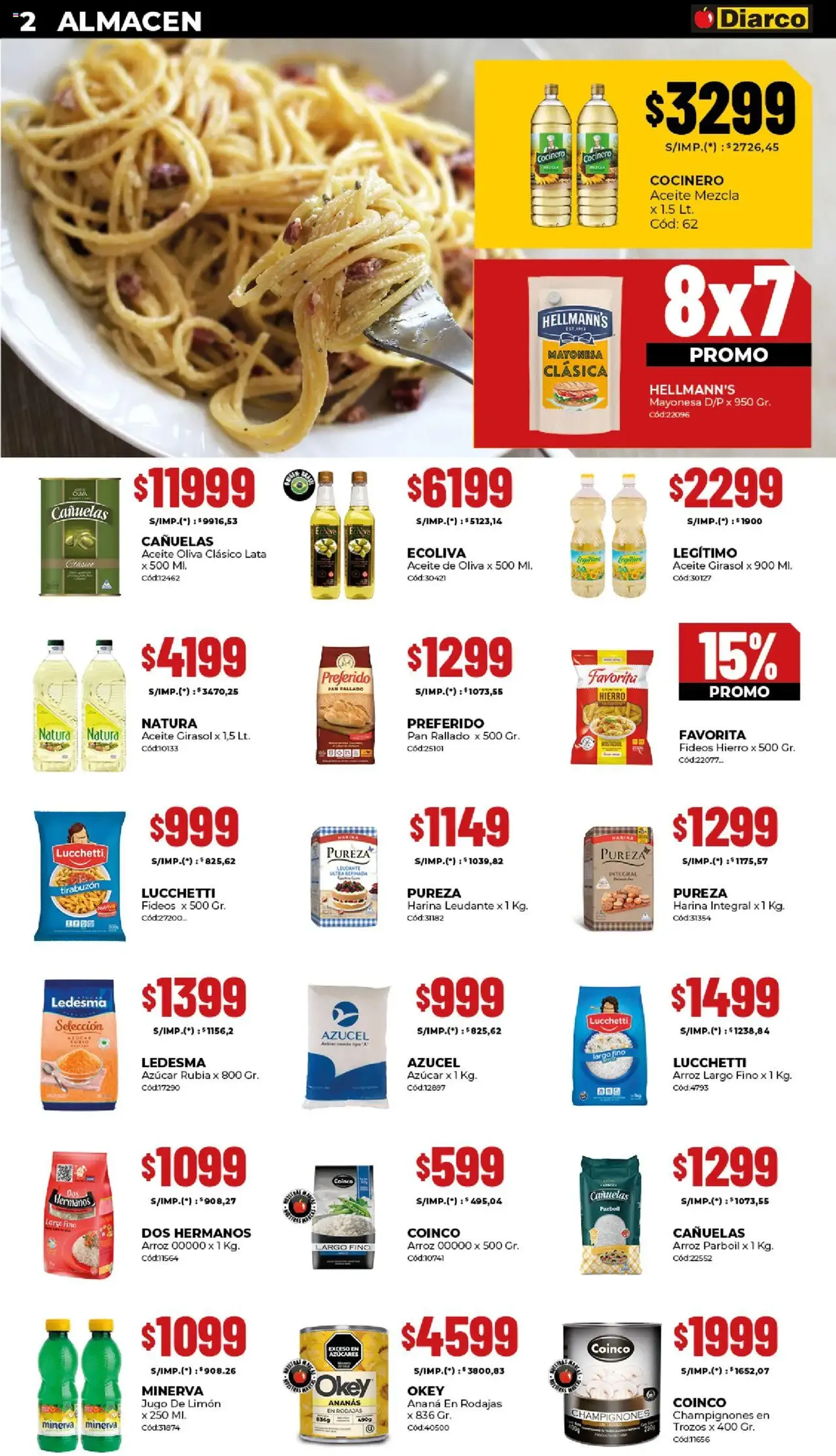 Diarco - Ofertas Sur - folleto válido desde 20/10/2025 página 2 de 22 Diarco - Ofertas Sur - folleto válido desde 20/10/2025 página 2 de 22