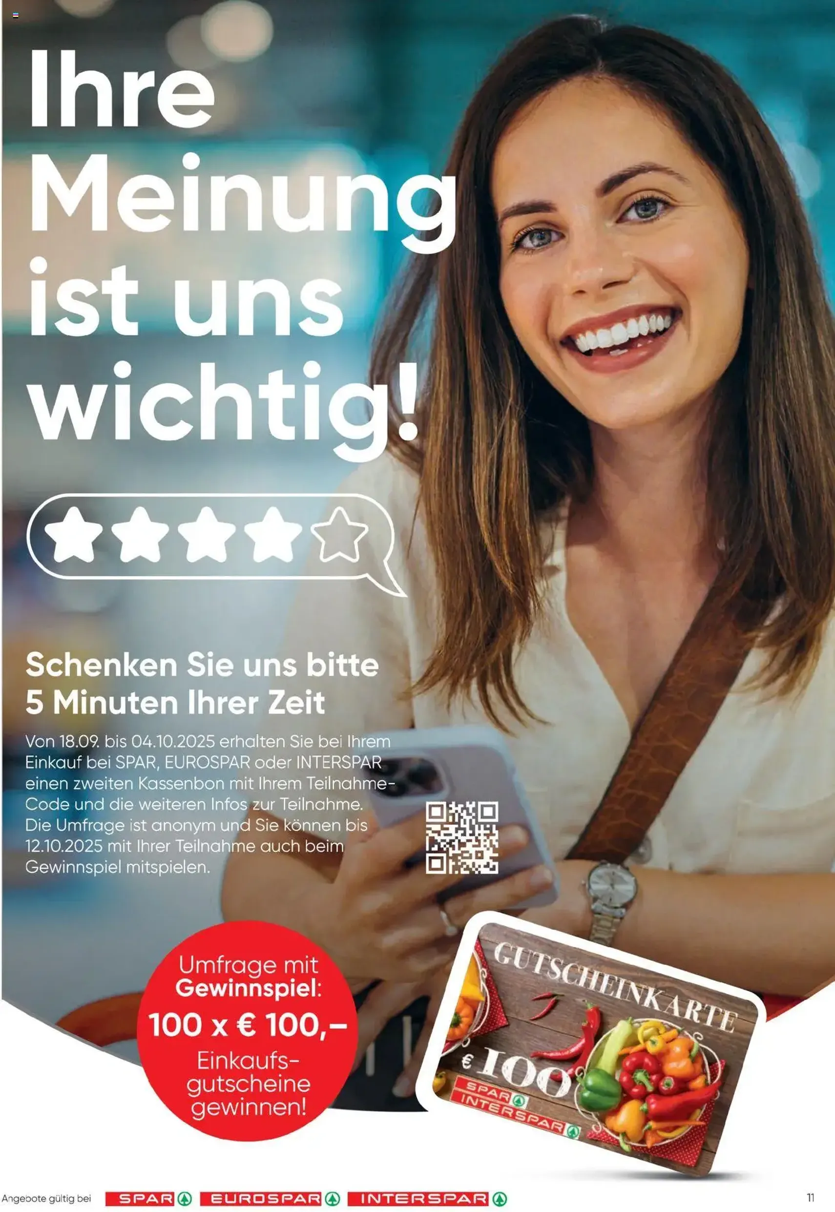 Spar Flugblatt - Gültiger Prospekt ab 18.09.2025, Seite 11 von insgesamt 16 Spar Flugblatt - Gültiger Prospekt ab 18.09.2025, Seite 11 von insgesamt 16