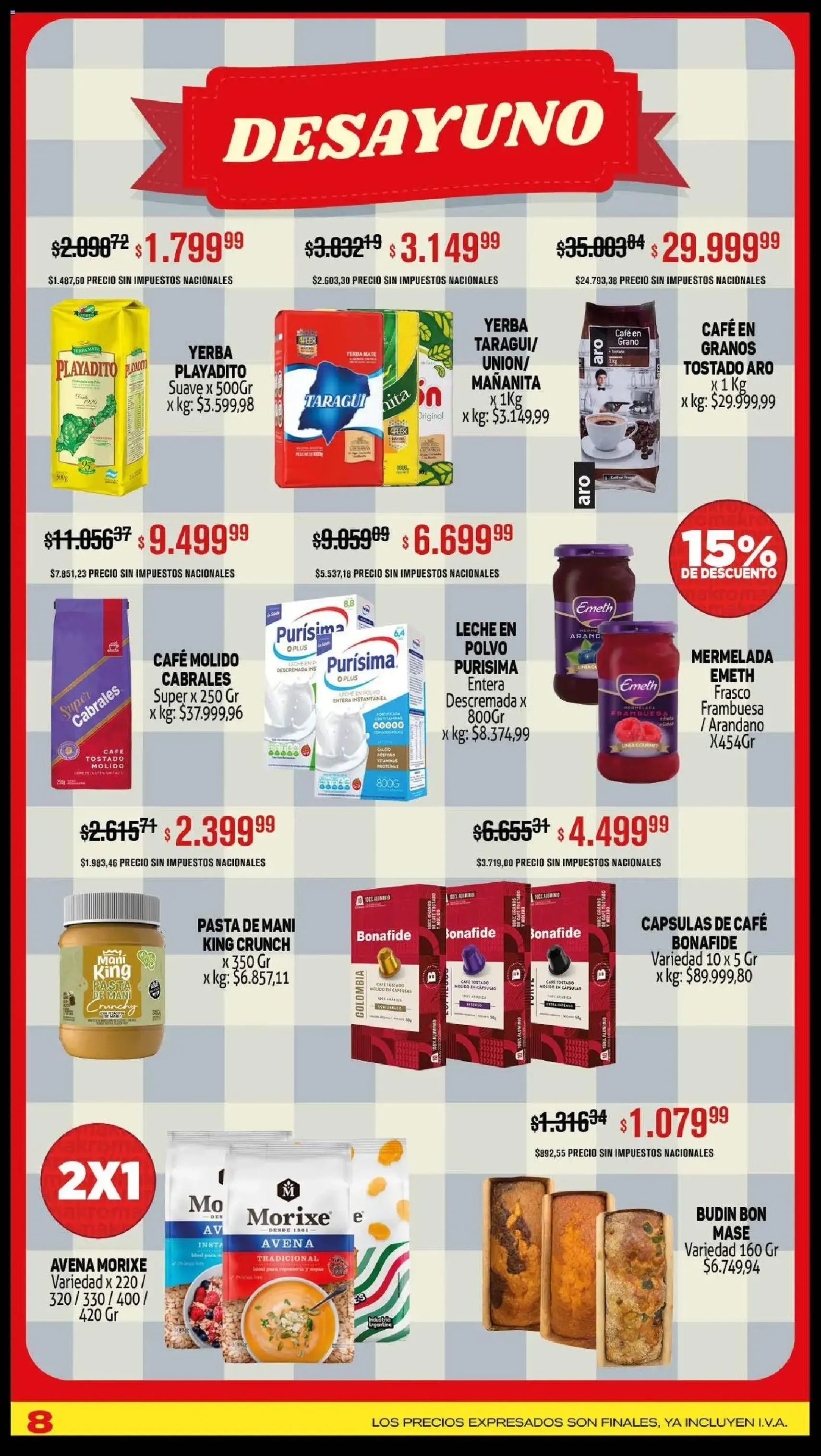 Makro ofertas - folleto válido desde 23/10/2025 página 8 de 15 Makro ofertas - folleto válido desde 23/10/2025 página 8 de 15