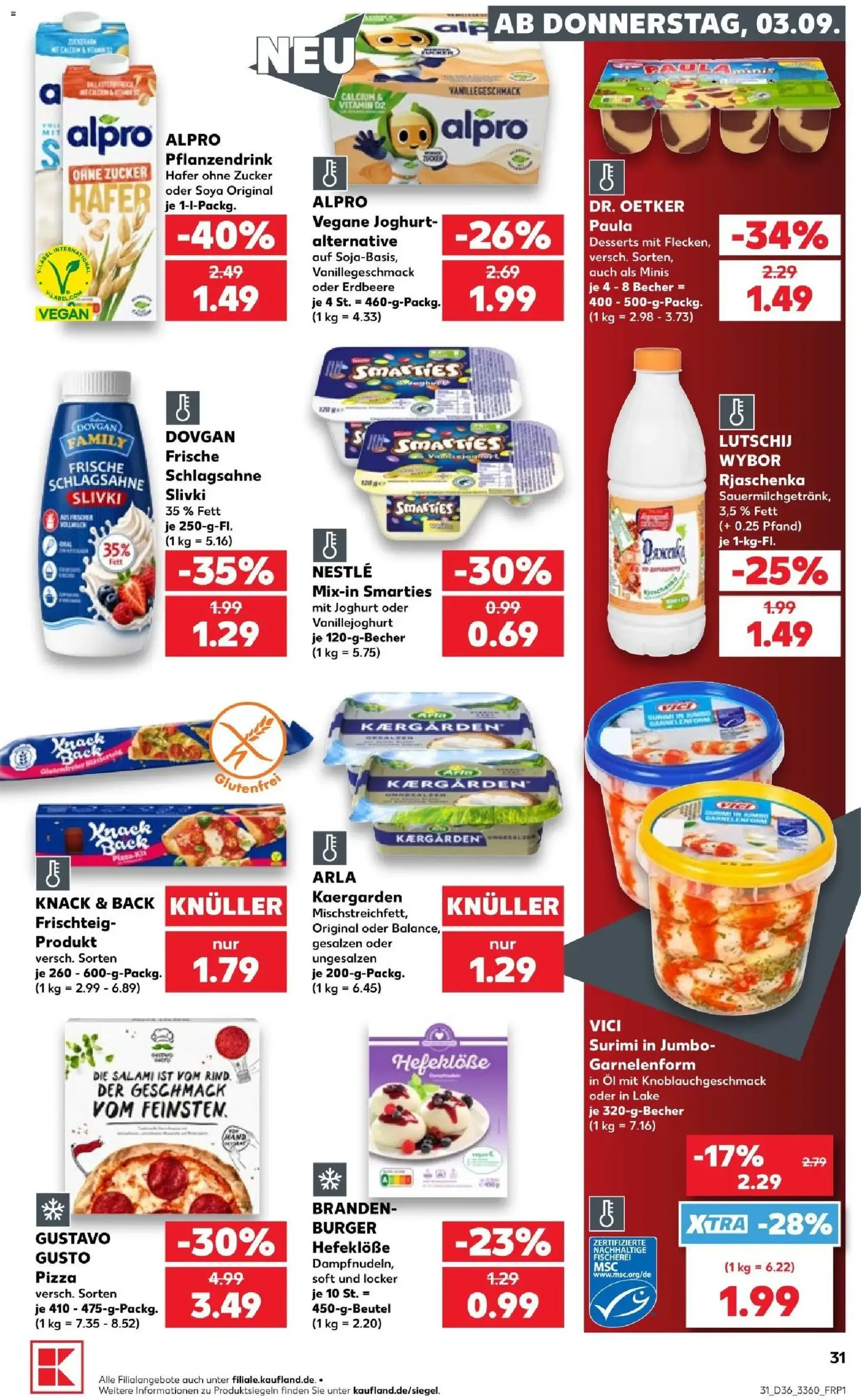 Kaufland Prospekt - Gültiger Prospekt ab 03.09.2026, Seite 33 von insgesamt 62