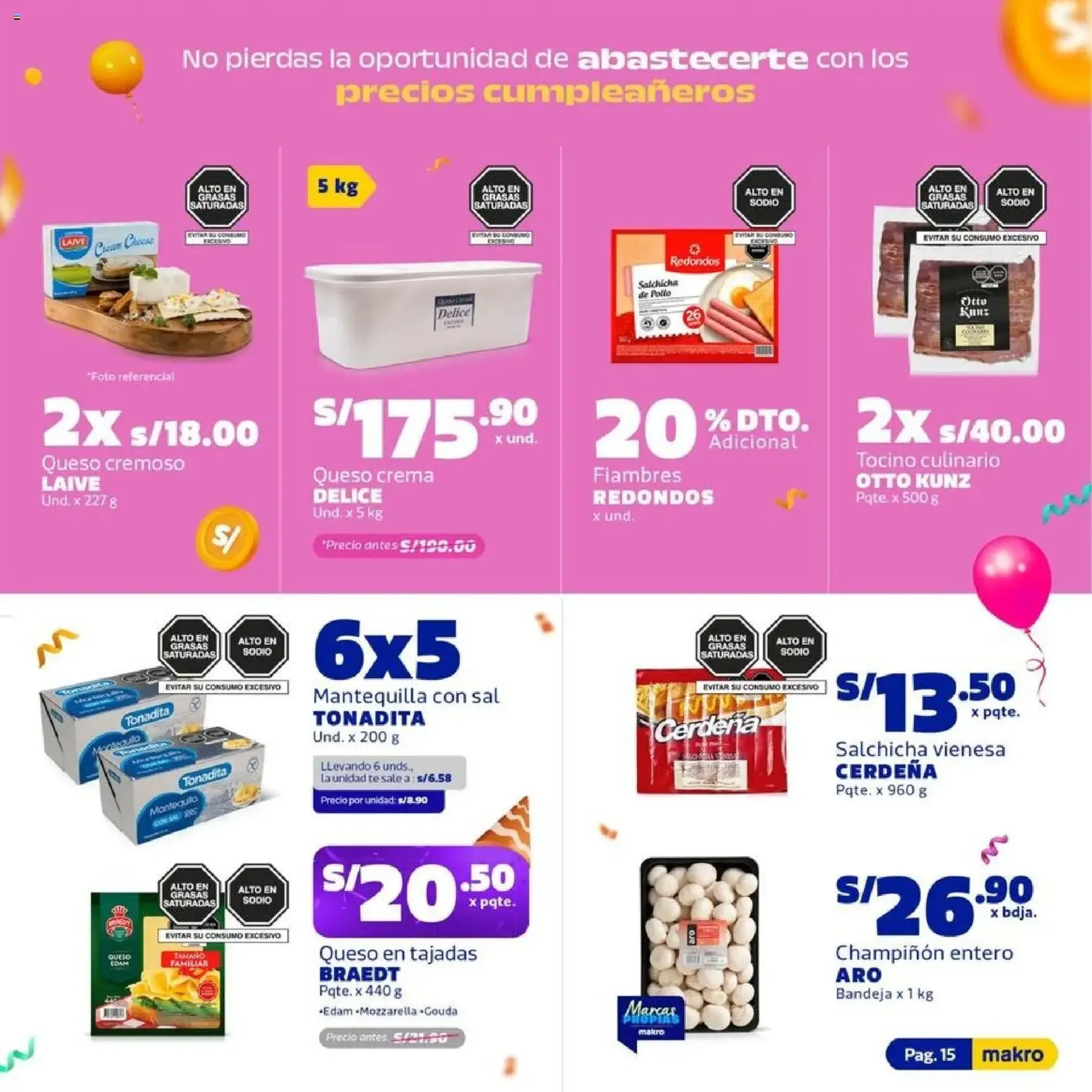 Makro catálogo - folleto válido desde 14/07/2026 página 15 de 28