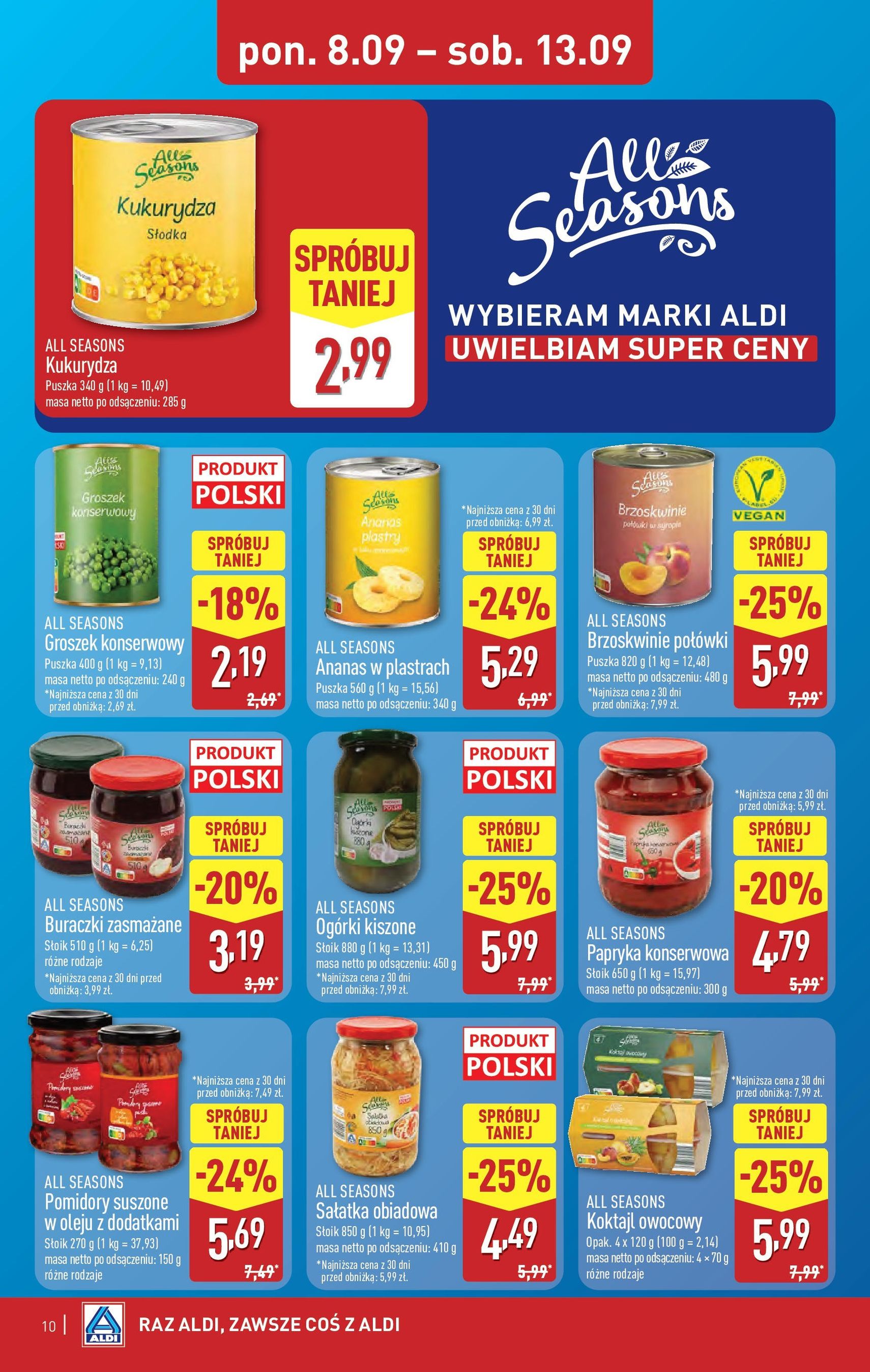 Aldi Gazetka - ważny gazetka od 08.09.2025 strona 10 z 44 Aldi Gazetka - ważny gazetka od 08.09.2025 strona 10 z 44