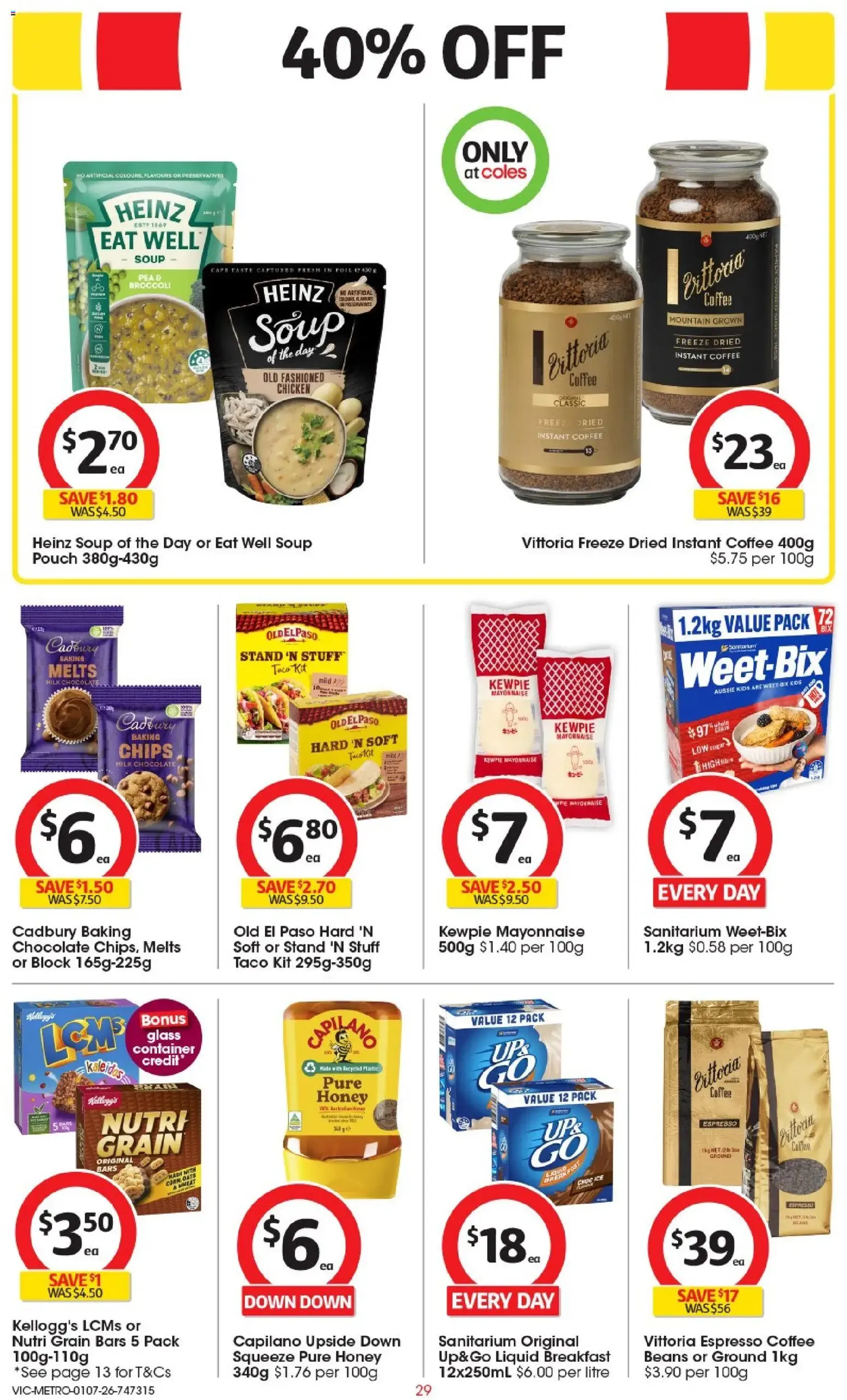Coles catalogue - valid flyer from 01/07/2026, page 29 of 46