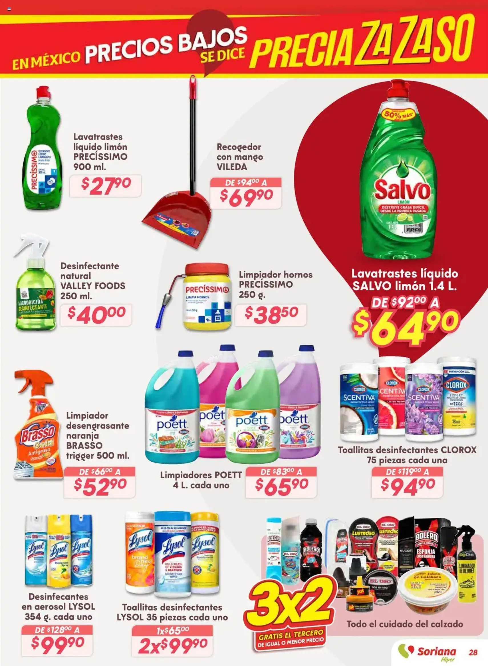 Soriana - Preciazazaso Híper: Ags, Col, Gto, Jal, Mich - folleto válido desde 14/08/2025 página 28 de 55 Soriana - Preciazazaso Híper: Ags, Col, Gto, Jal, Mich - folleto válido desde 14/08/2025 página 28 de 55