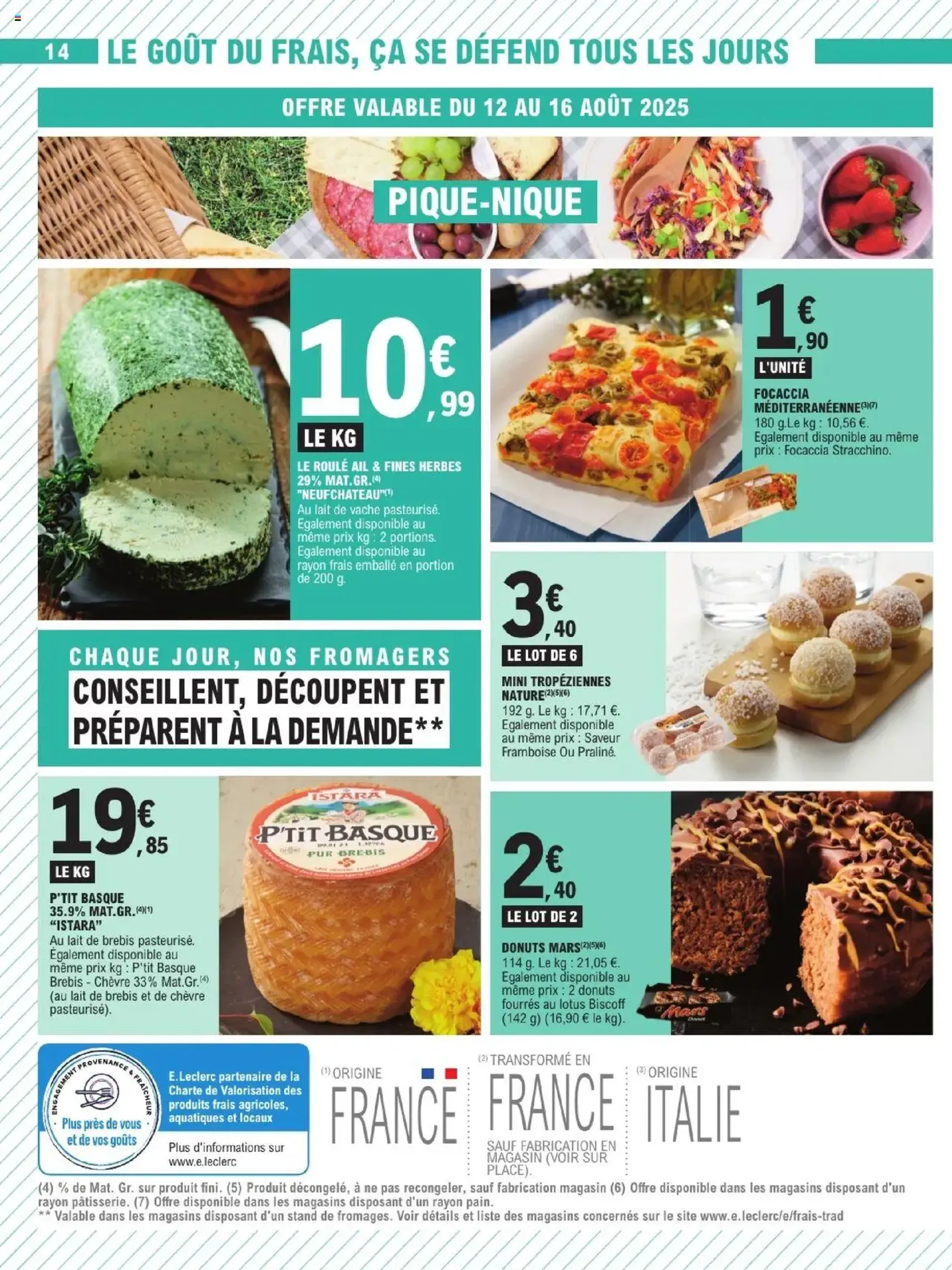 E.Leclerc catalogue semaine 34 - brochure valable à partir du 12/08/2025, page 14 sur 40