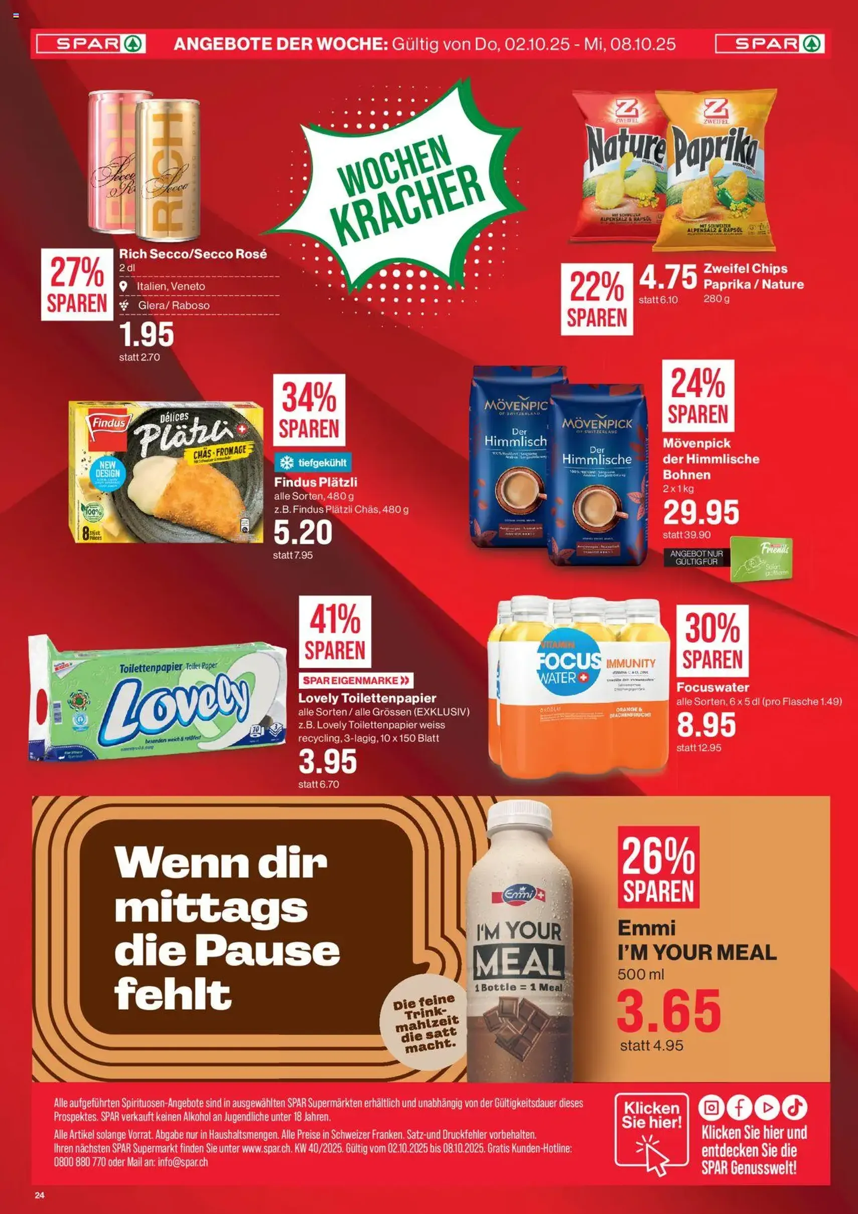 SPAR Aktionen - Gültiger Prospekt ab 02.10.2025, Seite 24 von insgesamt 24