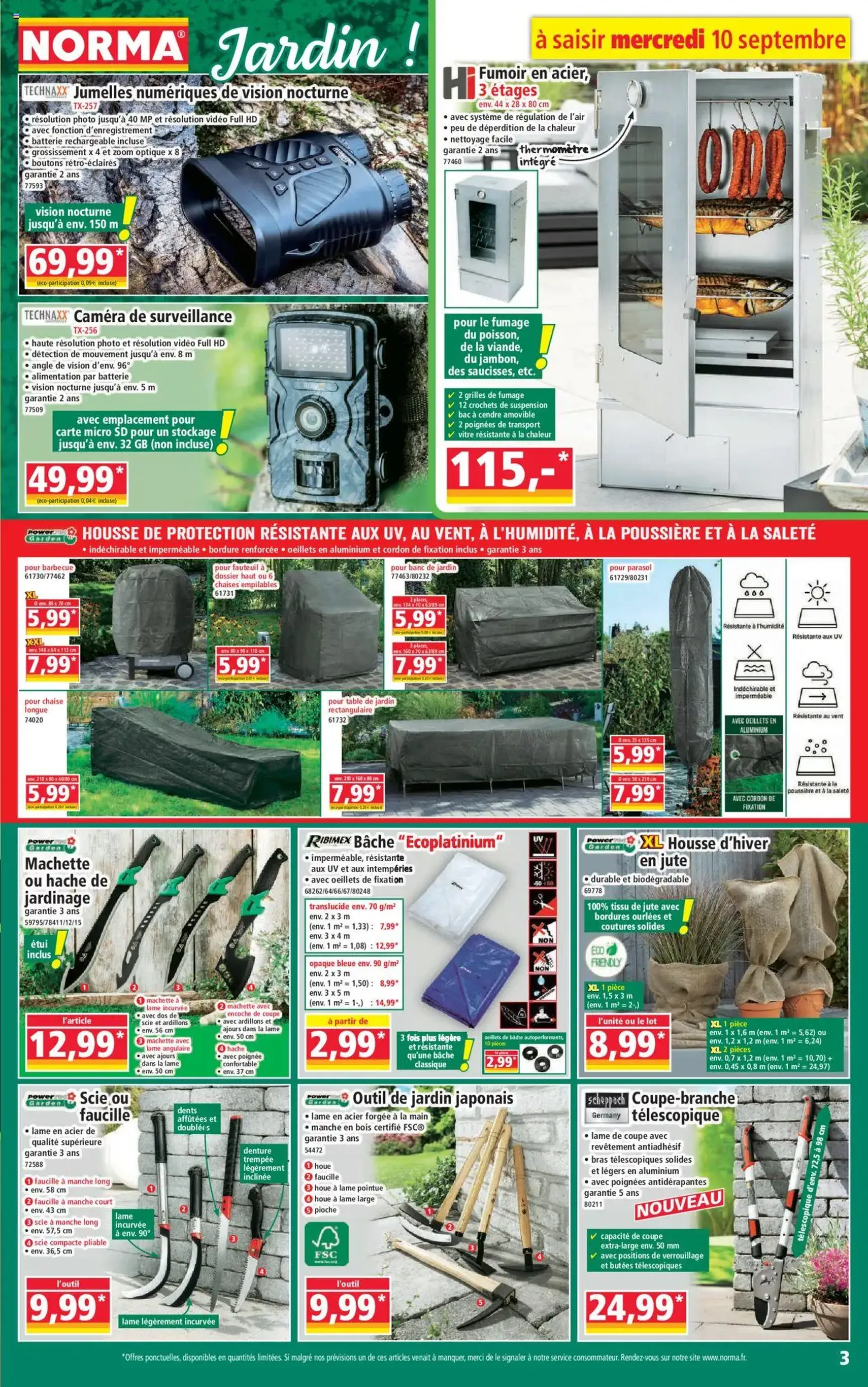 Norma catalogue - brochure valable à partir du 10/09/2025, page 3 sur 14