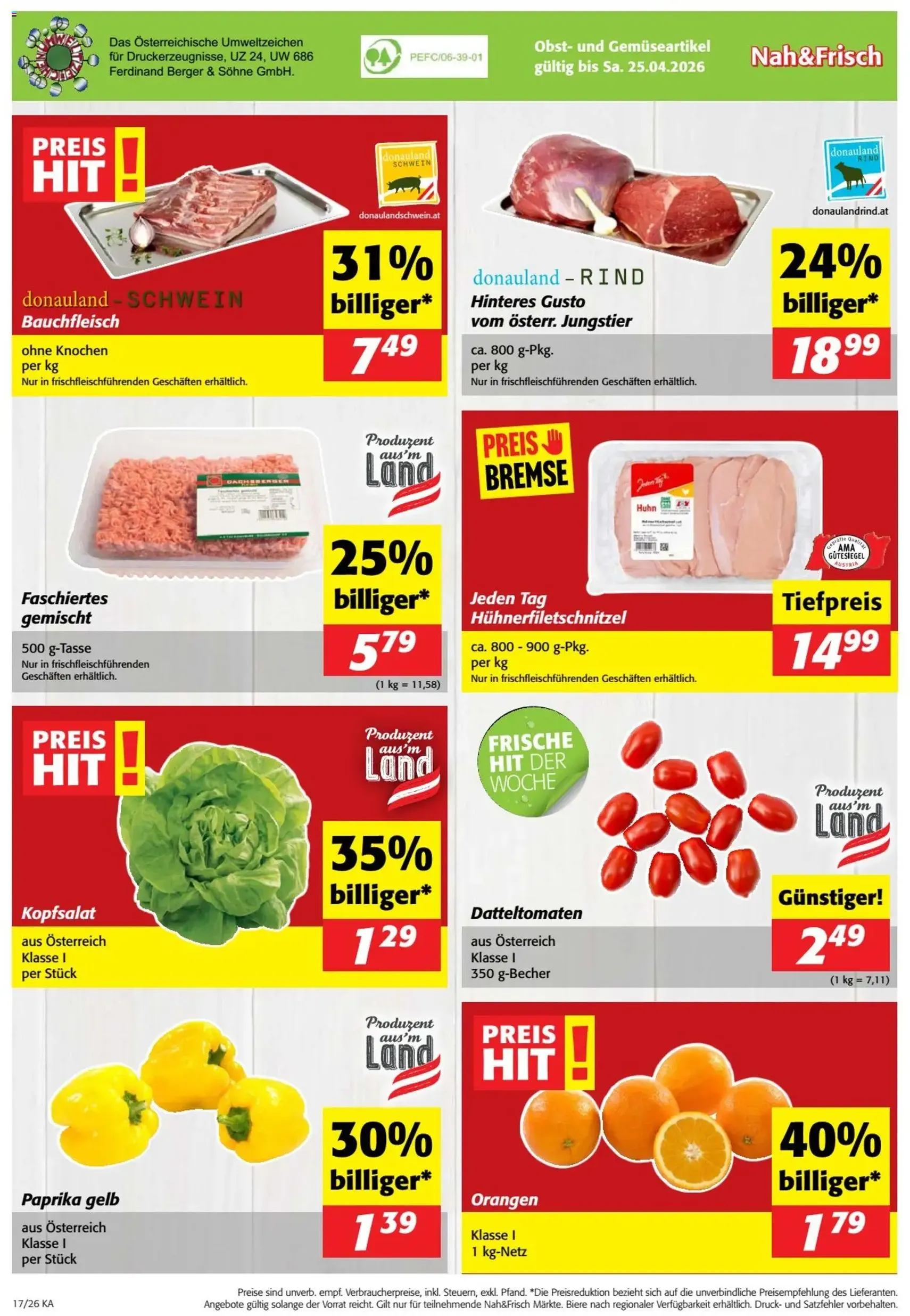 Nah und Frisch Flugblatt - Gültiger Prospekt ab 22.04.2026, Seite 8 von insgesamt 8