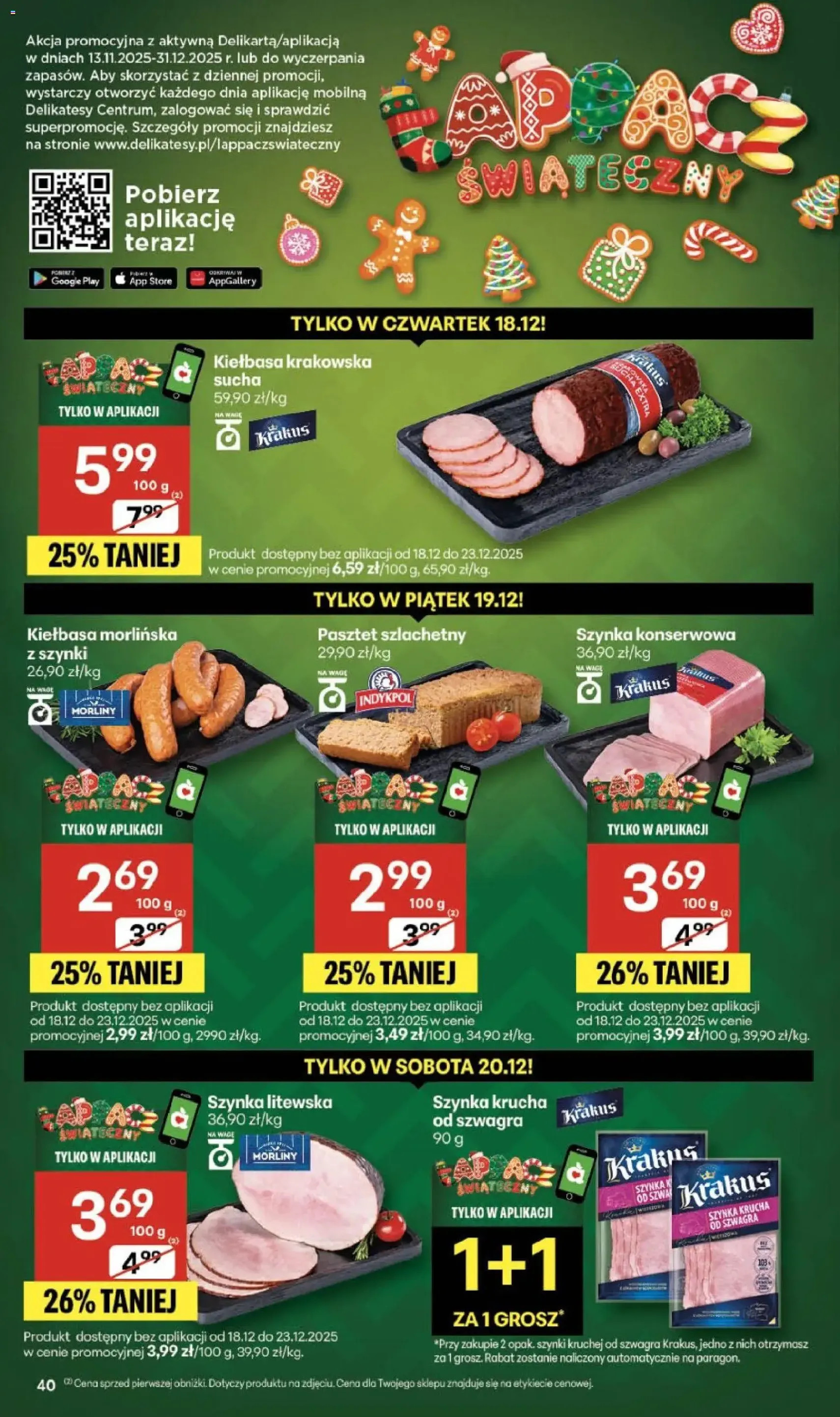 Delikatesy Centrum Gazetka - ważny gazetka od 18.12.2025 strona 40 z 42