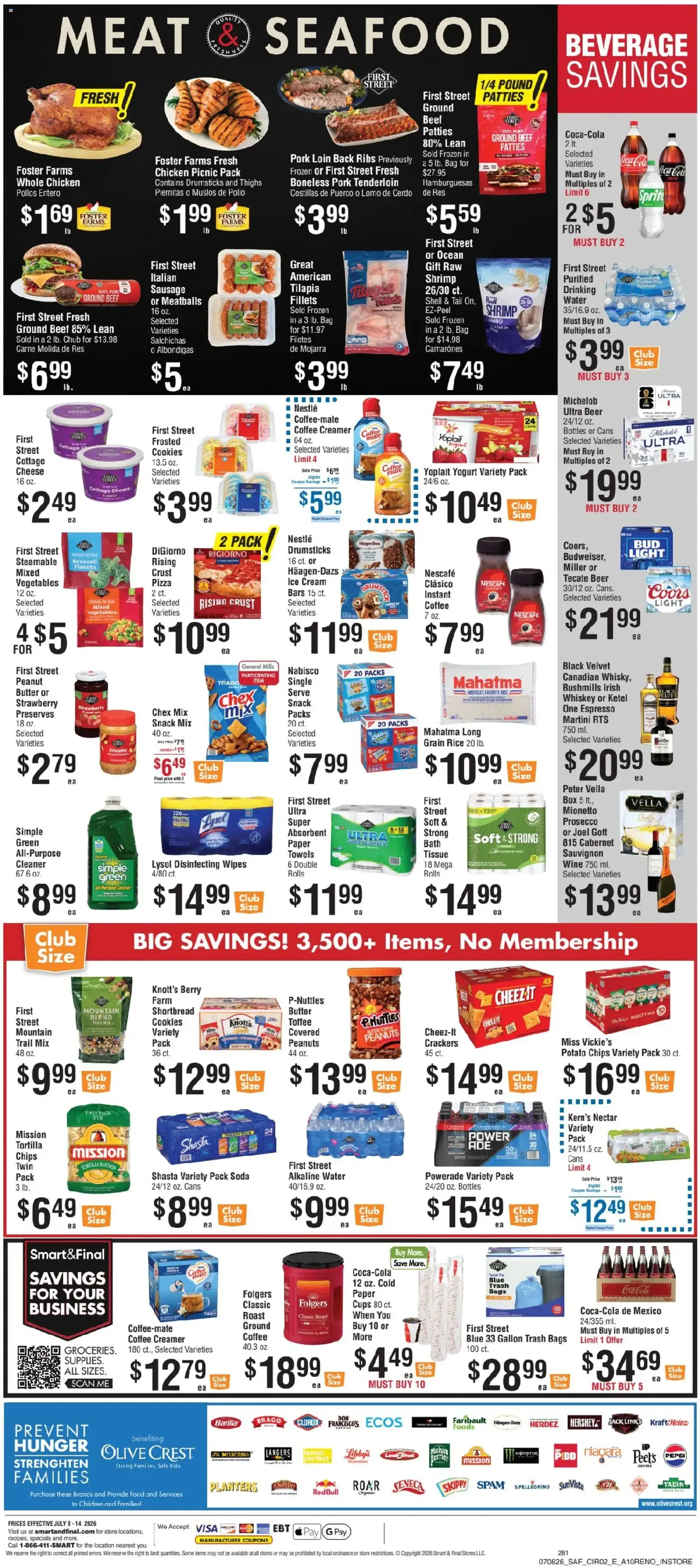 Smart & Final Weekly Ad - valid flyer from 07/08/2026, page 3 of 3